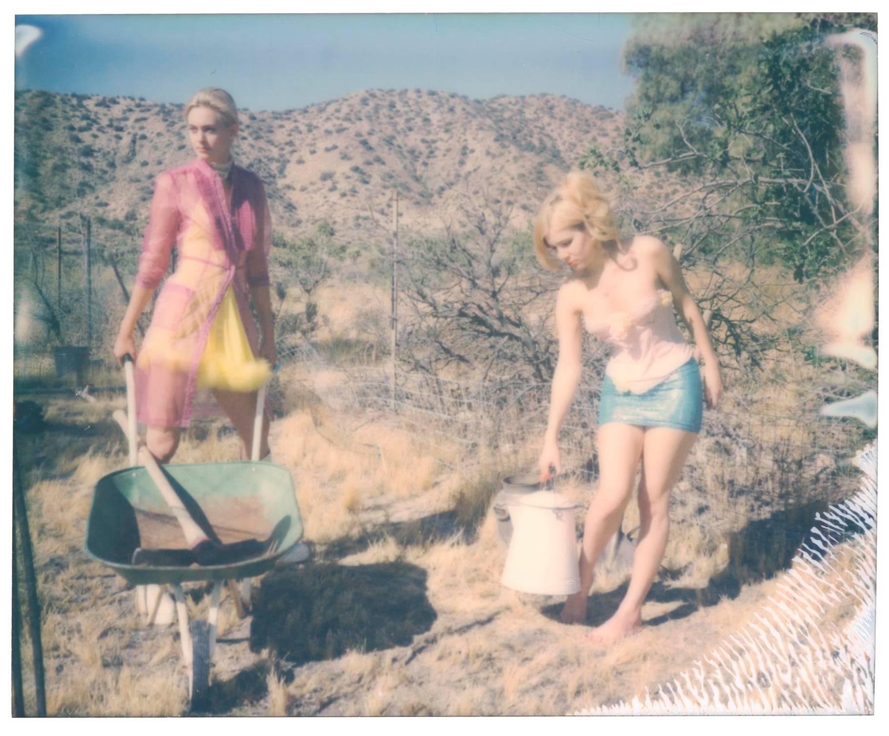 Stefanie Schneider Color Photograph - Preppers (Heavenly Falls) - Polaroid, Contemporary, 21st Century, Color