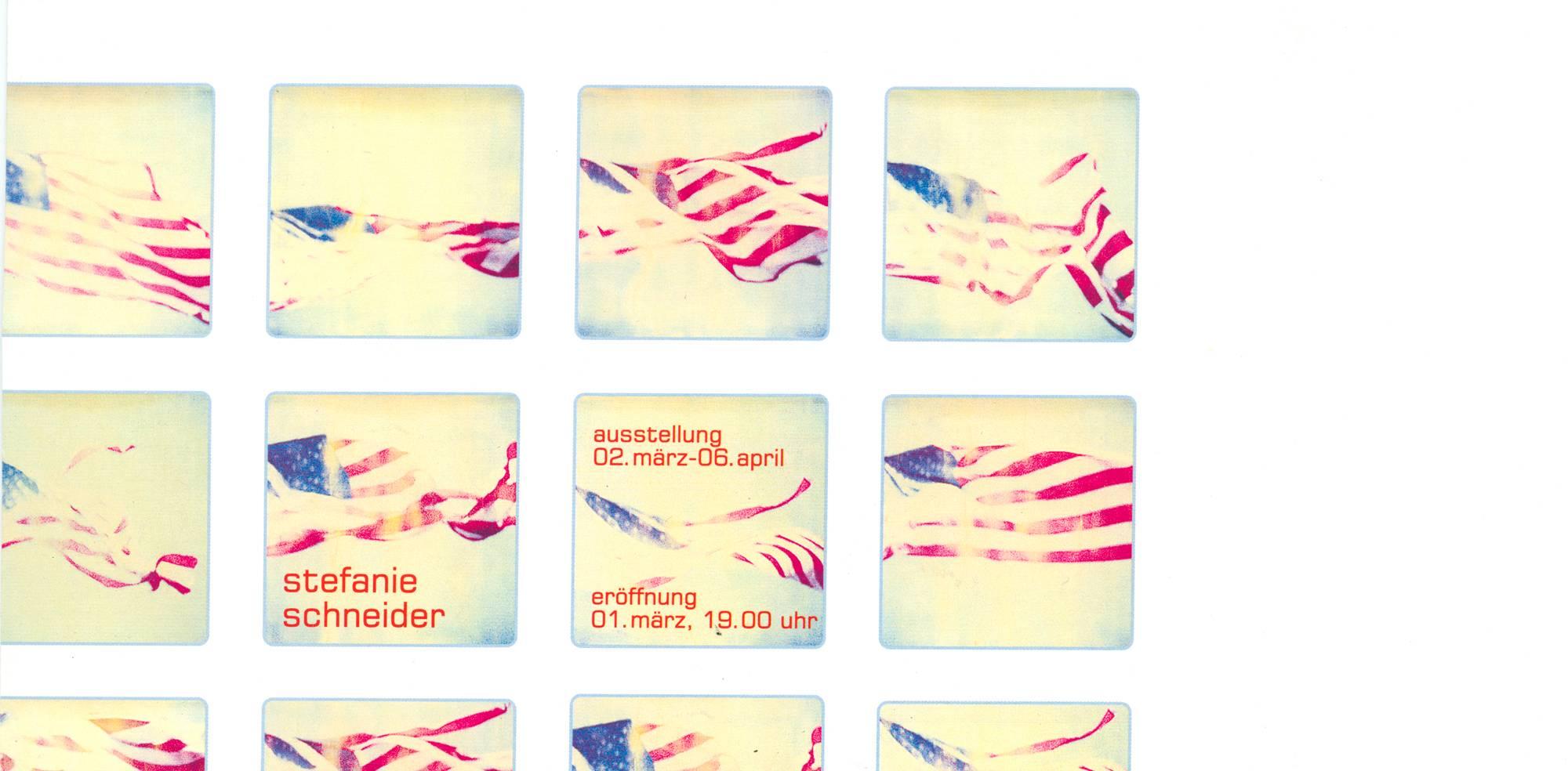 Primärfarben - Contemporary, Abstrakt, Landschaft, USA, Polaroid, Flagge im Angebot 6