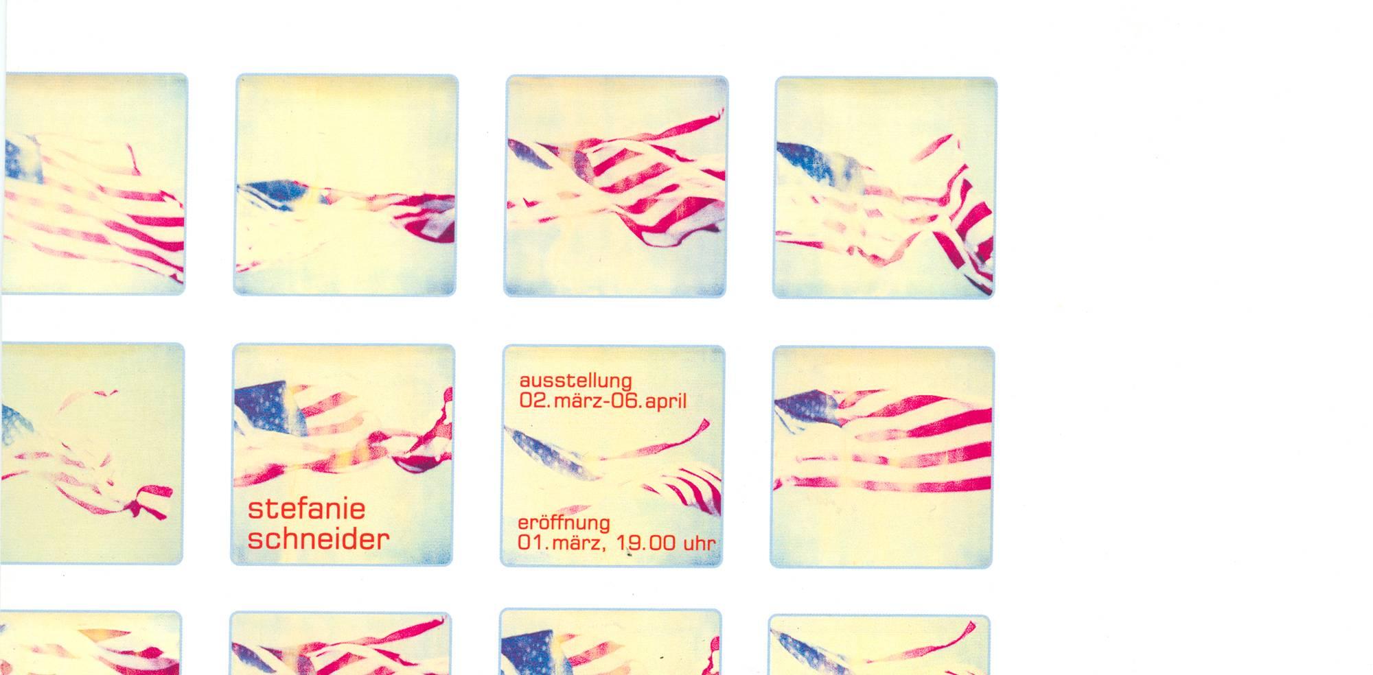Colores primarios - Contemporáneo, Abstracto, Paisaje, EE.UU., Polaroid, Bandera en venta 6