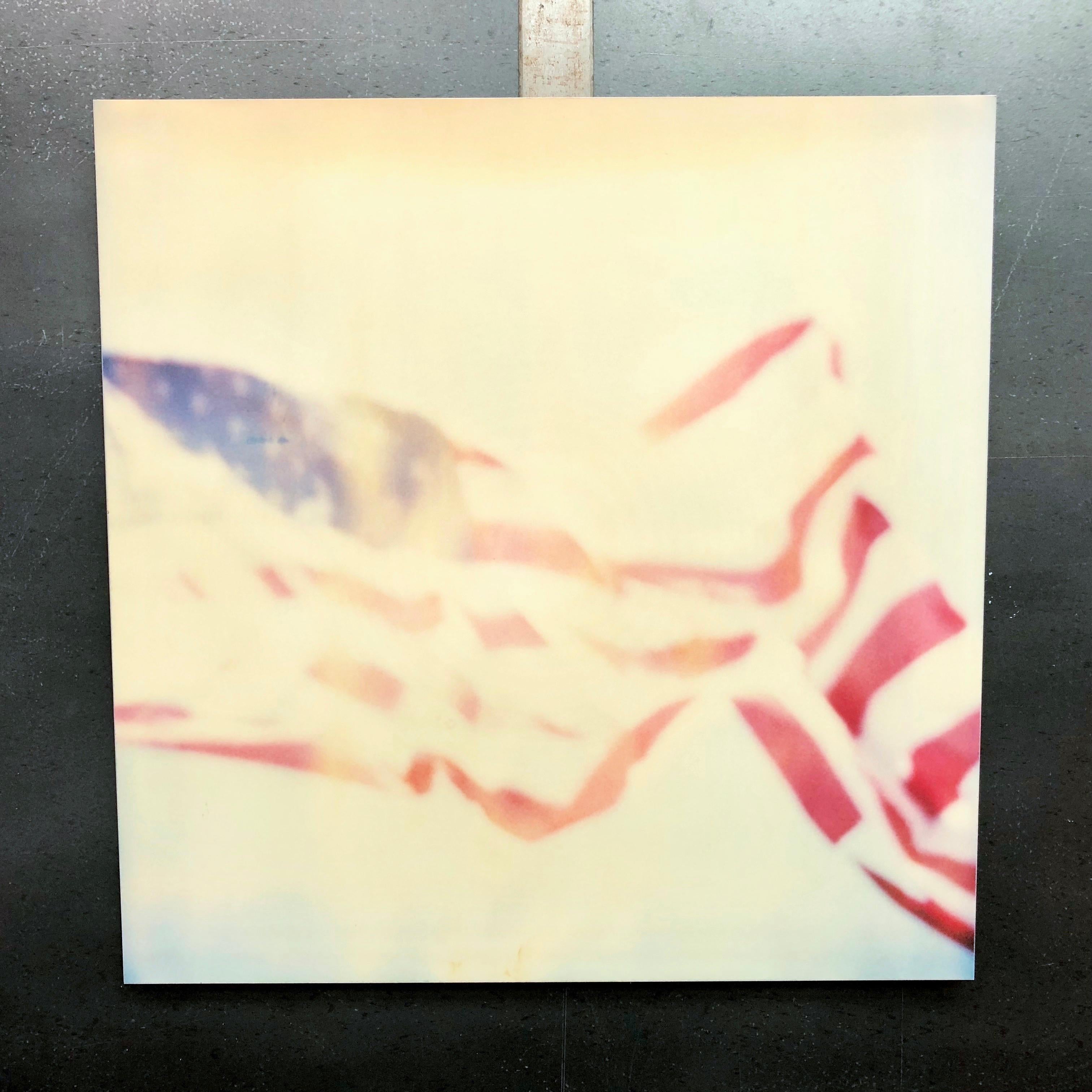 Primärfarben - Contemporary, Abstrakt, Landschaft, USA, Polaroid, Flagge im Angebot 1
