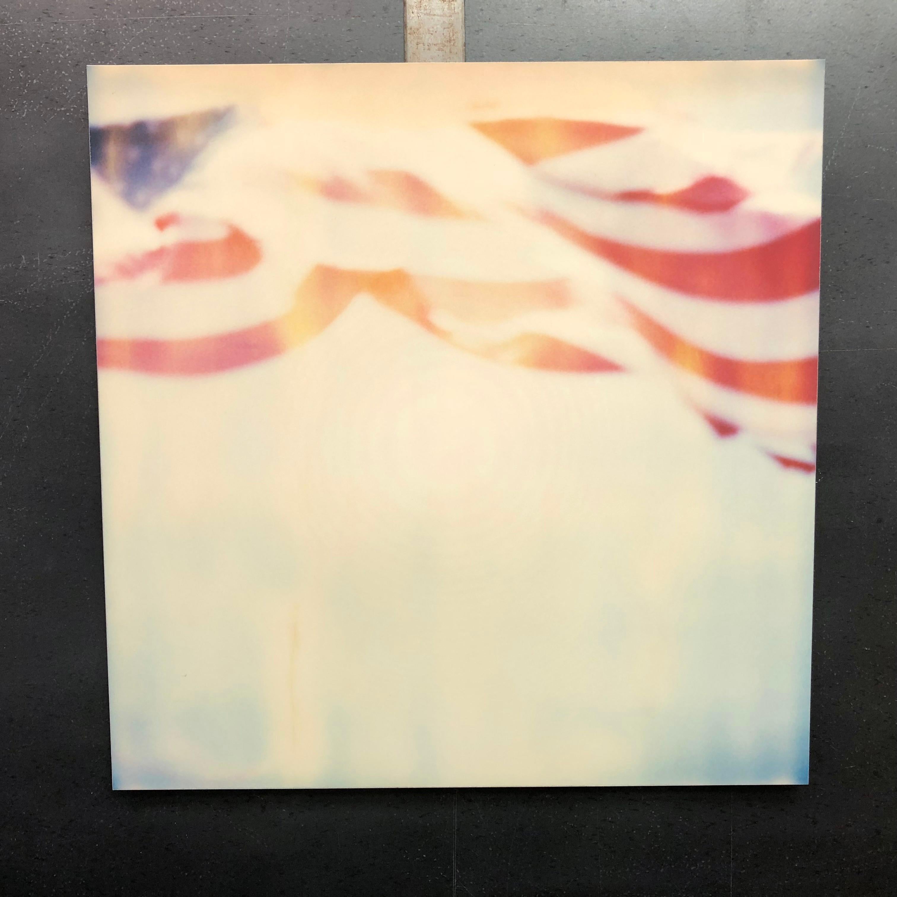 Primary Colors - Contemporary, Abstract, Landscape, USA, Polaroid, Flag For Sale 3