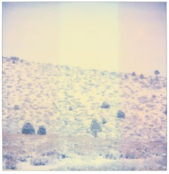 Purple Valley (Wastelands) - Contemporary, Landscape, Polaroid, Analog, mounted