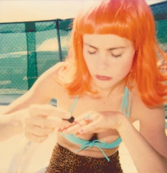 Radha doing her Nails by the Pool (29 Palms, CA)