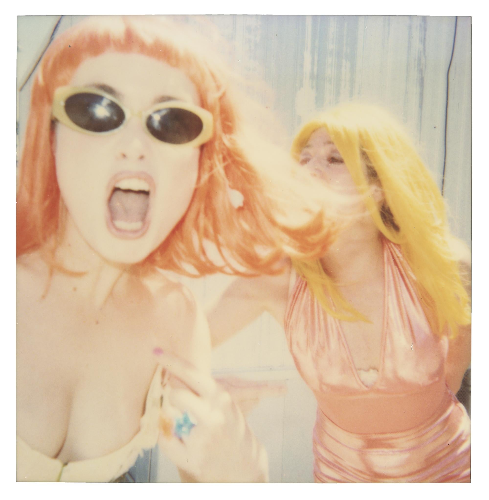 Stefanie Schneider Still-Life Photograph – Radha Screaming (29 Palms, CA) - Polaroid, Contemporary