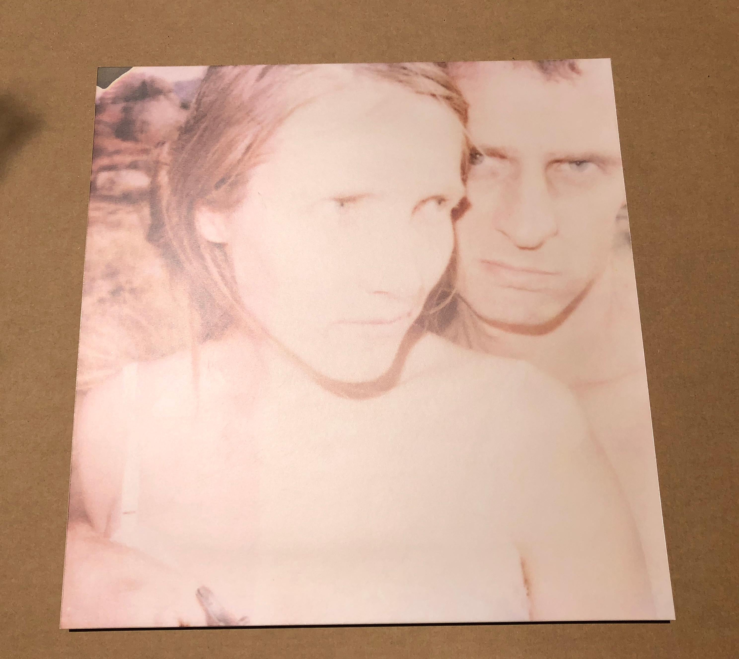 Randy and I - part 1 (Wastelands) - Polaroid, analog, mounted, Contemporary - Photograph by Stefanie Schneider