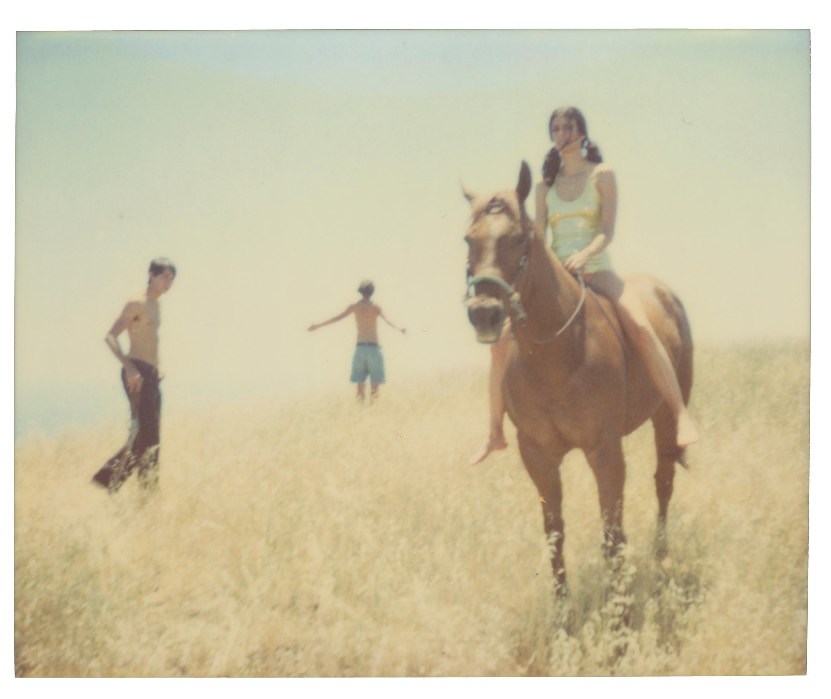 Renée's Dream (Days of Heaven) - Analog, Contemporary, Women, Polaroid, mounted For Sale 12