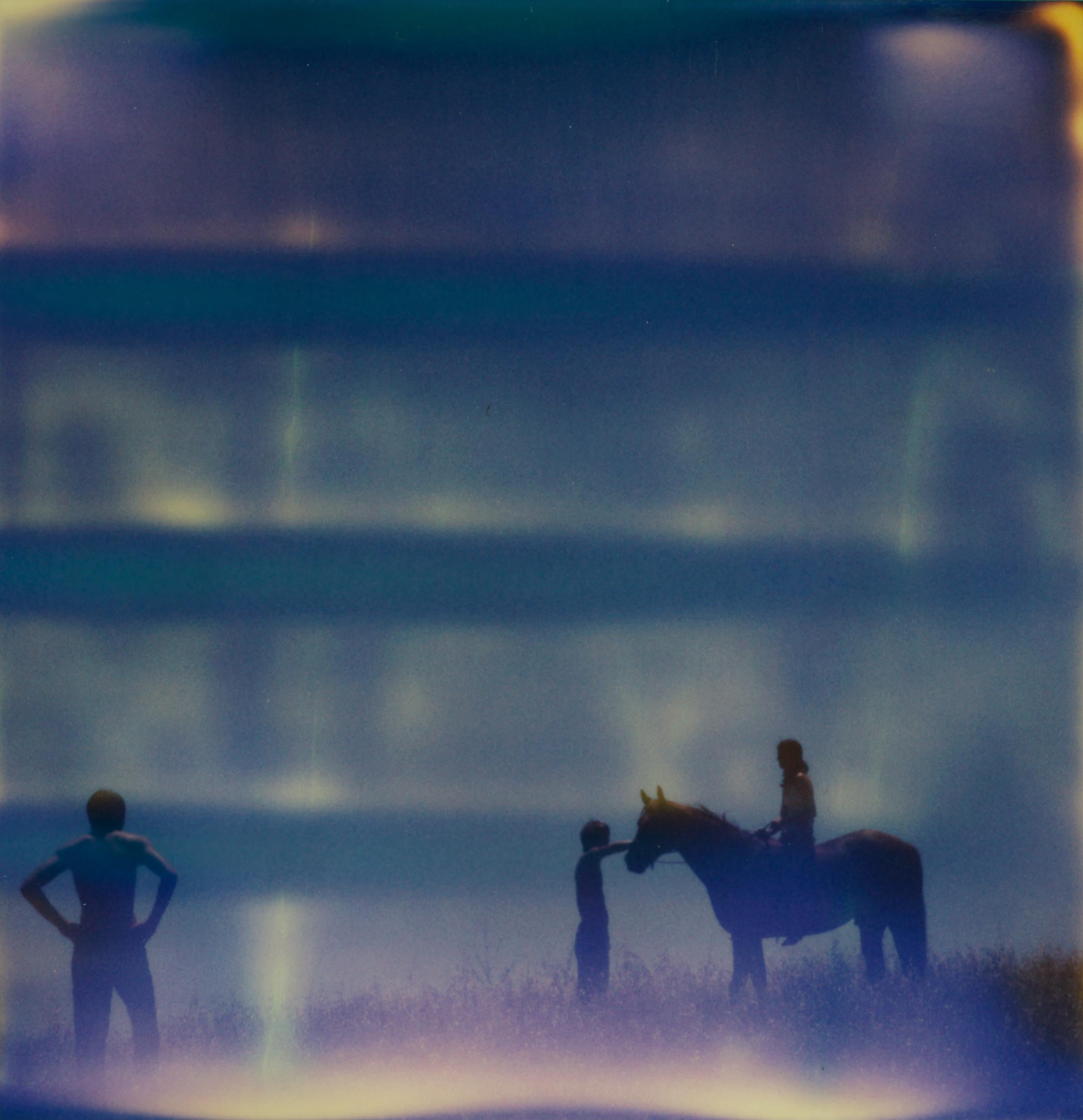 Stefanie Schneider Figurative Photograph - Renée's Dream - The Boys (Days of Heaven) - Landscape, Horse, Boys