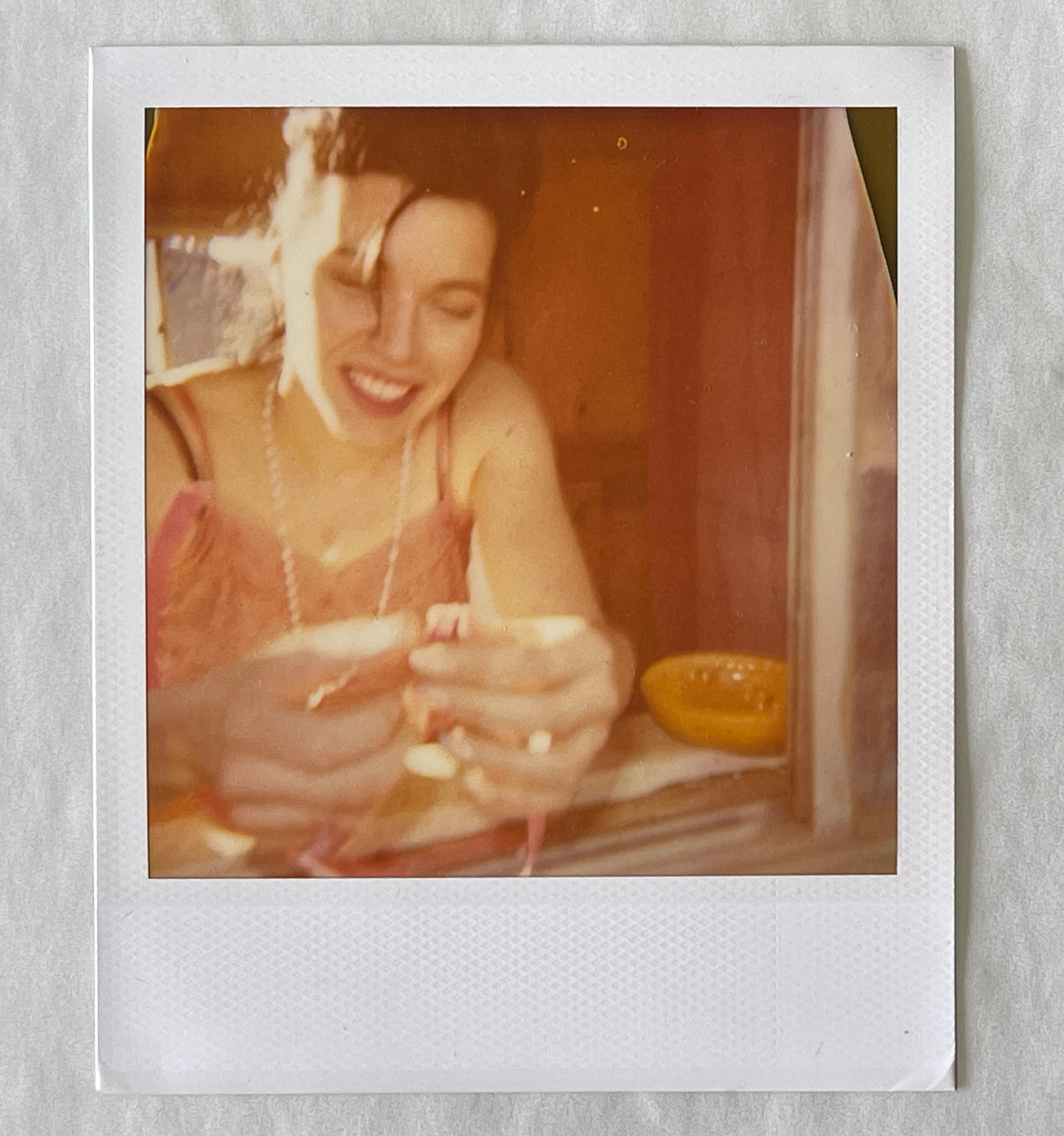 Romina, the Ticket Lady (29 Palms, CA) - Pice unique d'origine Polaroid 1