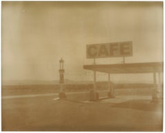 Roy's Cafe (California Badlands) - Contemporary, Polaroid, Landscape