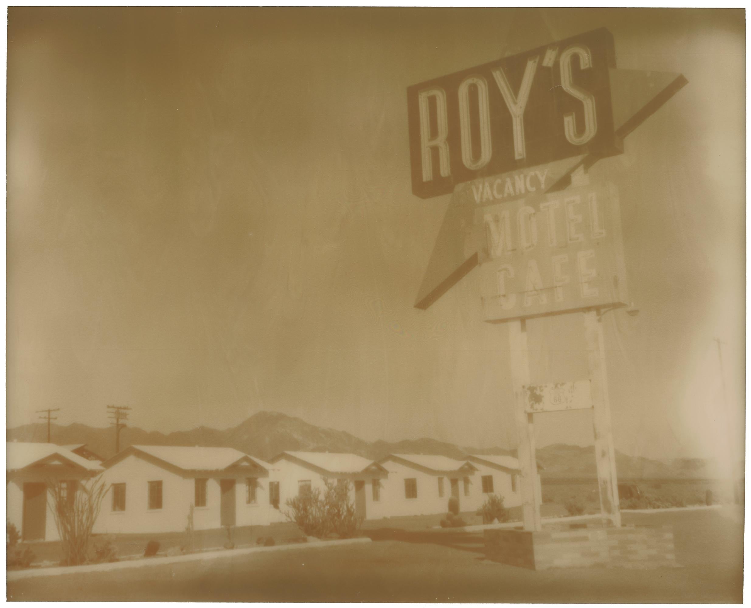 Stefanie Schneider Landscape Photograph - Roys (California Badlands) - Contemporary, Polaroid, Landscape