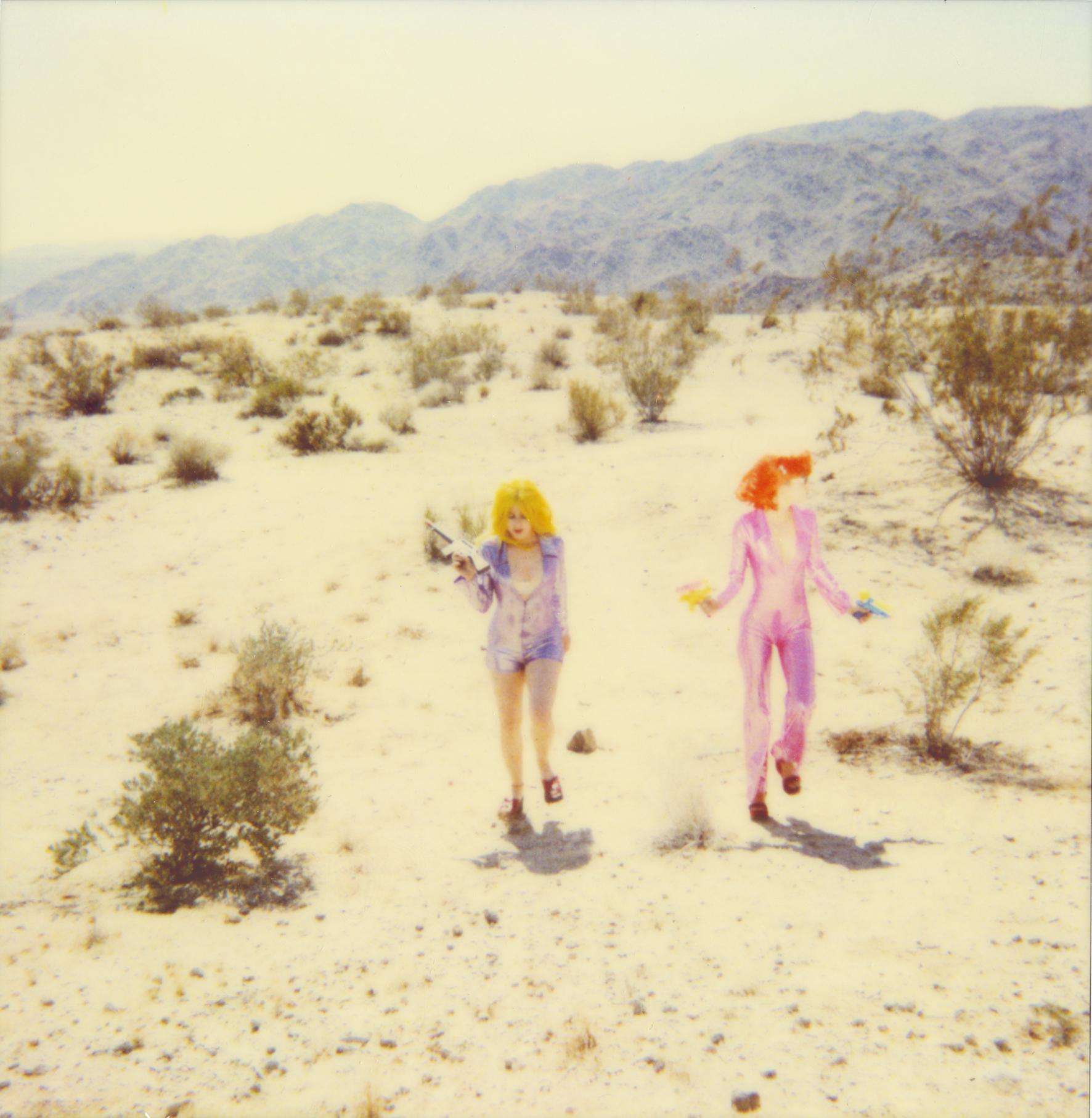 Stefanie Schneider Color Photograph - Running with Guns (Long Way Home) analog, last Edition 