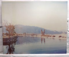Salt'n Sea - analog, mounted, based on a Polaroid, 21st Century, Contemporary