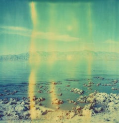 Salt'n Sea (California Badlands) expired, Polaroid, photography, analog, film