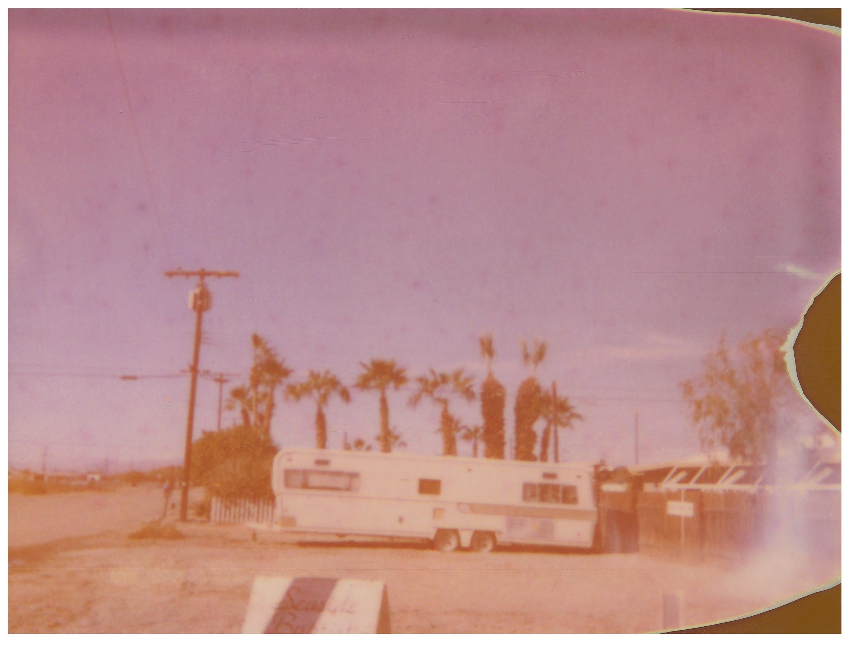 Stefanie Schneider Color Photograph - Salton Baptistes (California Badlands) Contemporary, Landscape, Polaroid