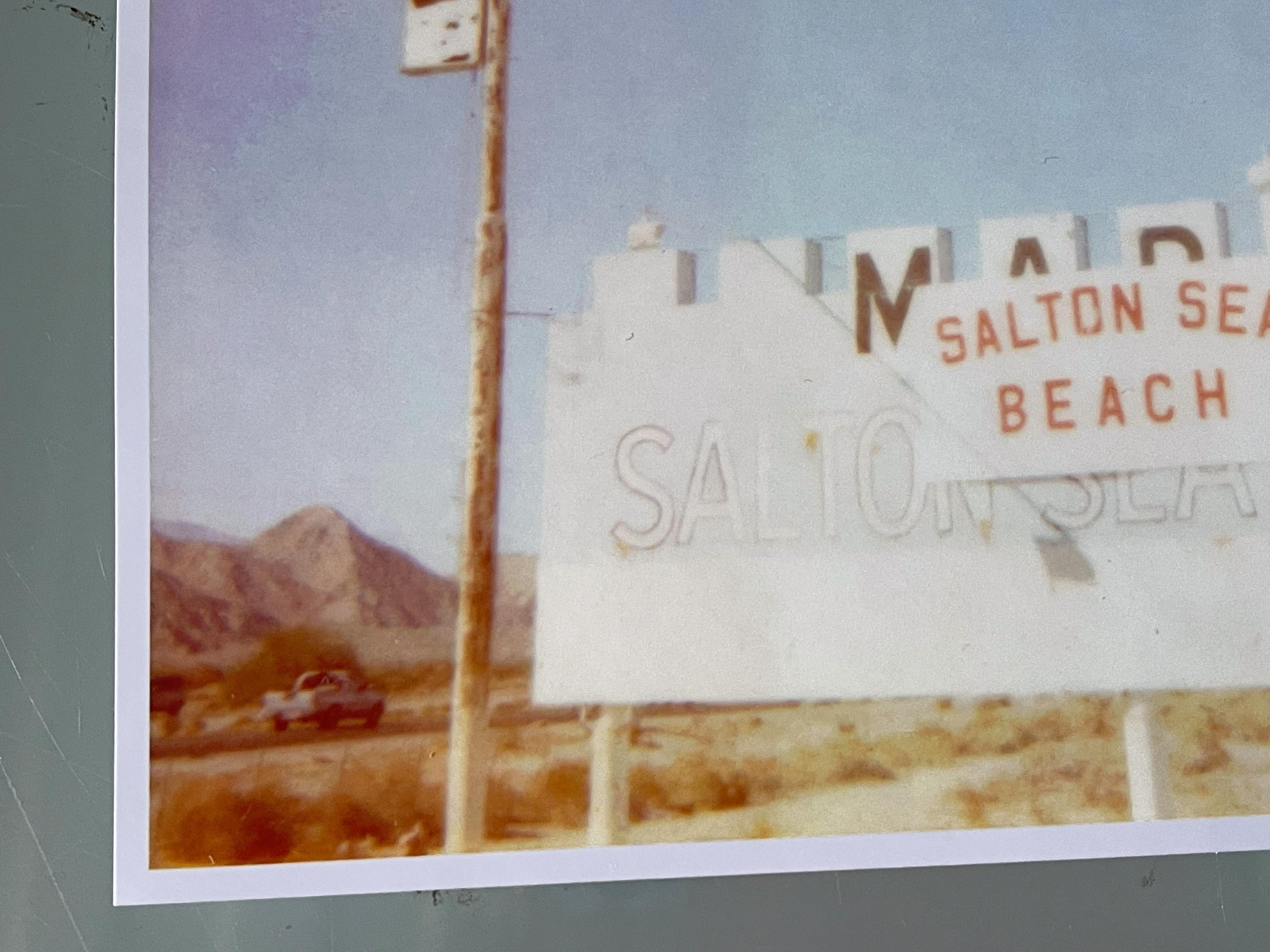 Salton Sea Marina (California Badlands) - 2016

20x24cm, 
Edition 6/10. 
Archival C-Print, based on the Polaroid.
Certificate and Signature label.
Artist Inventory No. 18088.14. 
Not mounted. 

Stefanie Schneider's Artist statement:

Desolation and