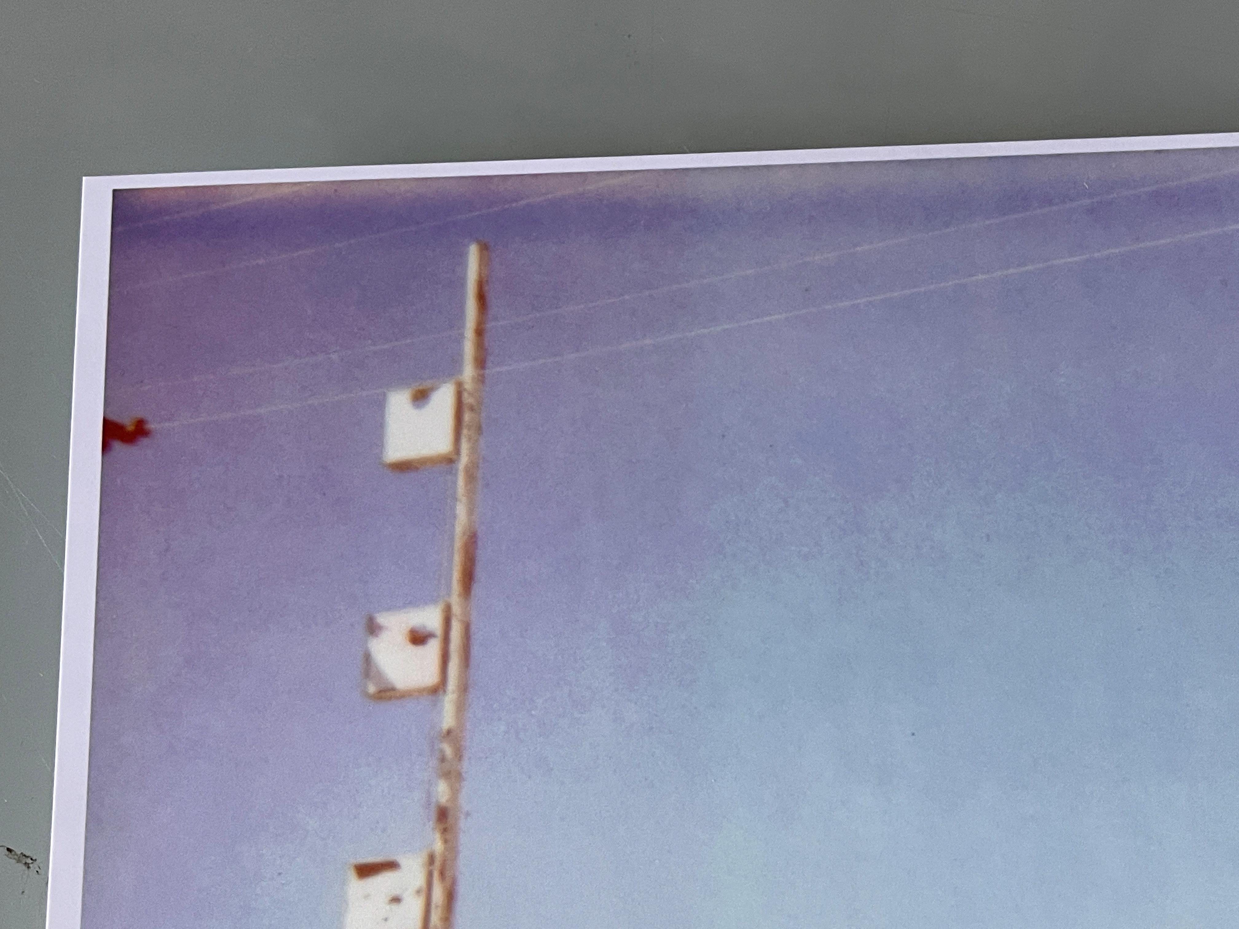 Salton Sea Marina (California Badlands) - Polaroid, Landscape, Contemporary For Sale 2