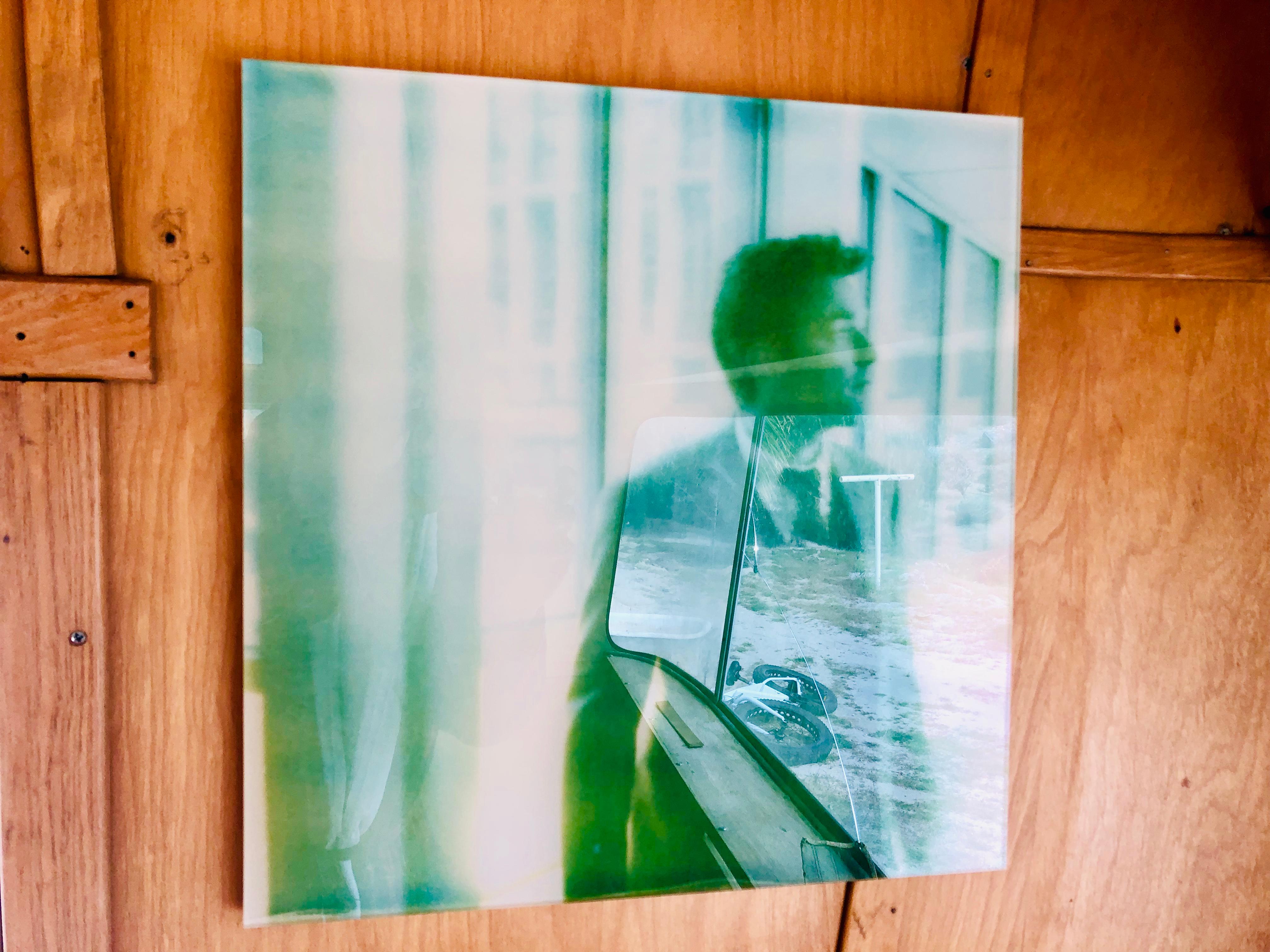 Sam, Interior Hospital - featuring Ewan McGregor, Contemporary, Polaroid - Photograph by Stefanie Schneider