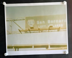 San Bernadino (Drive to the Desert) - analog hand-print