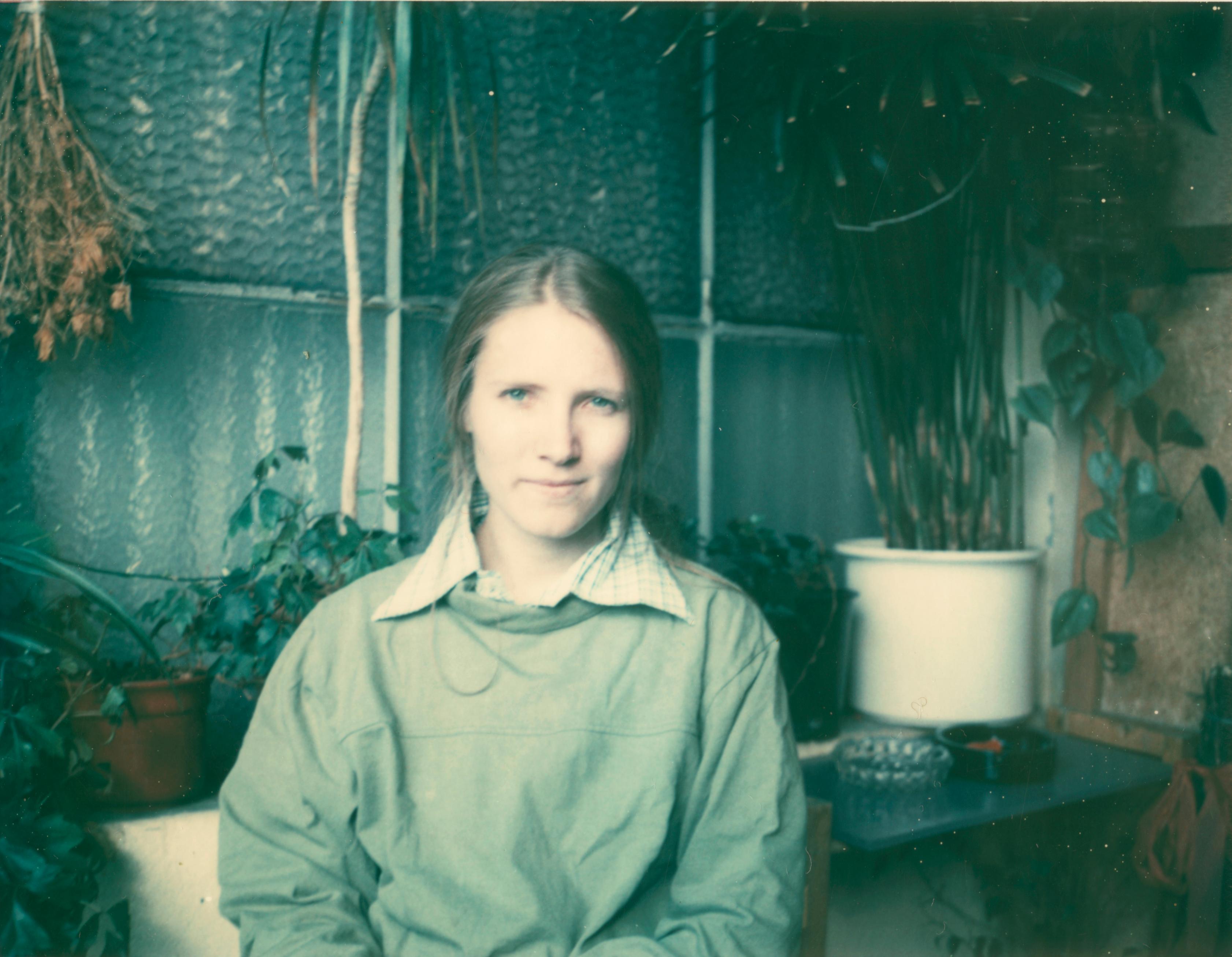 Self Portrait in Green, 1993 - Photograph by Stefanie Schneider