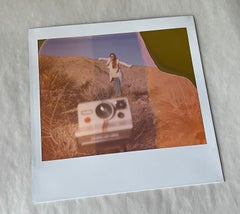 Selbstporträt auf Polaroid-Kamera – Happy New Year 2013 – Einzigartiges Stück