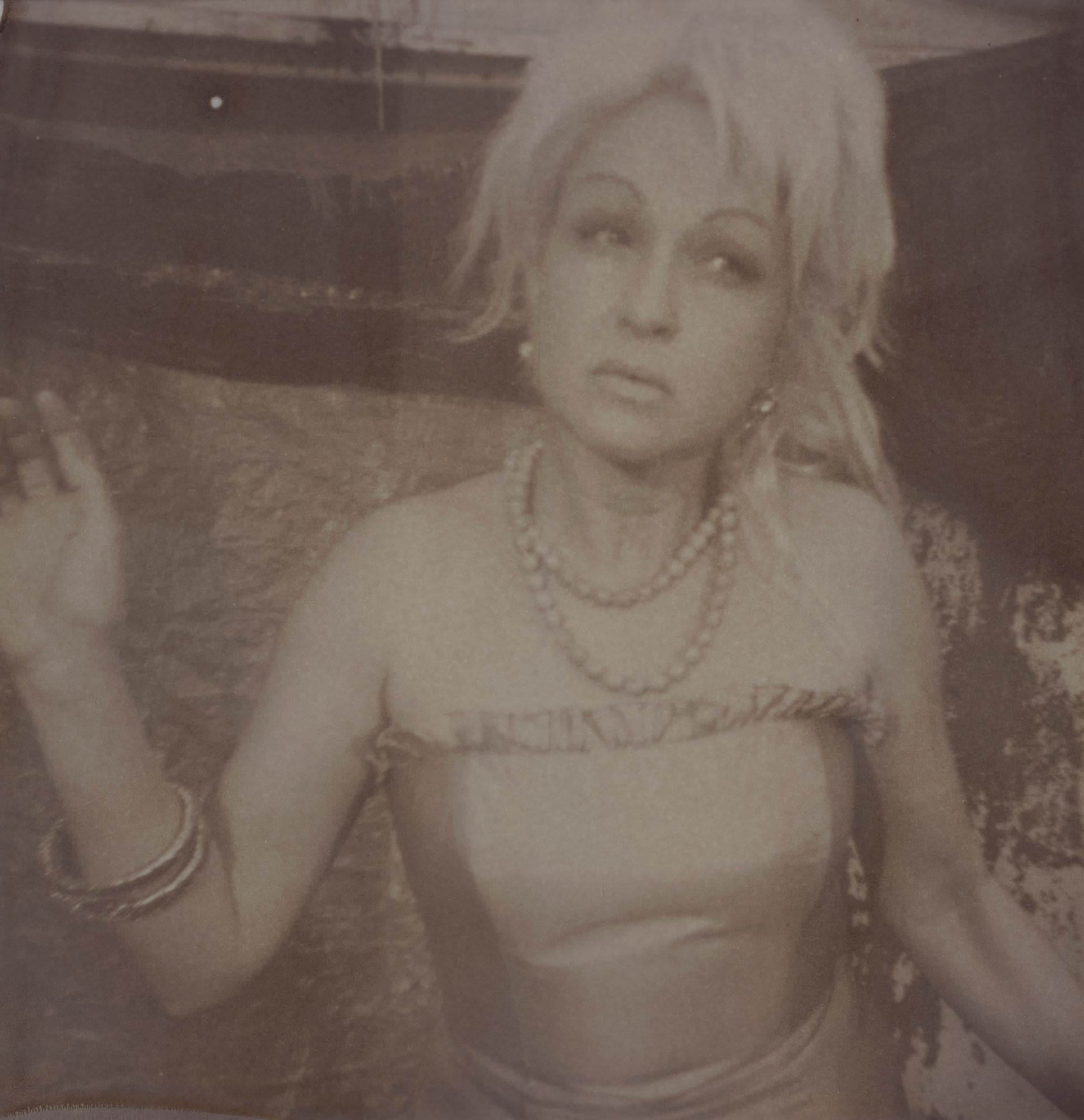 Stefanie Schneider Black and White Photograph - Shadows (Cyndi Lauper) - 'Bring Ya to the Brink' record cover shoot