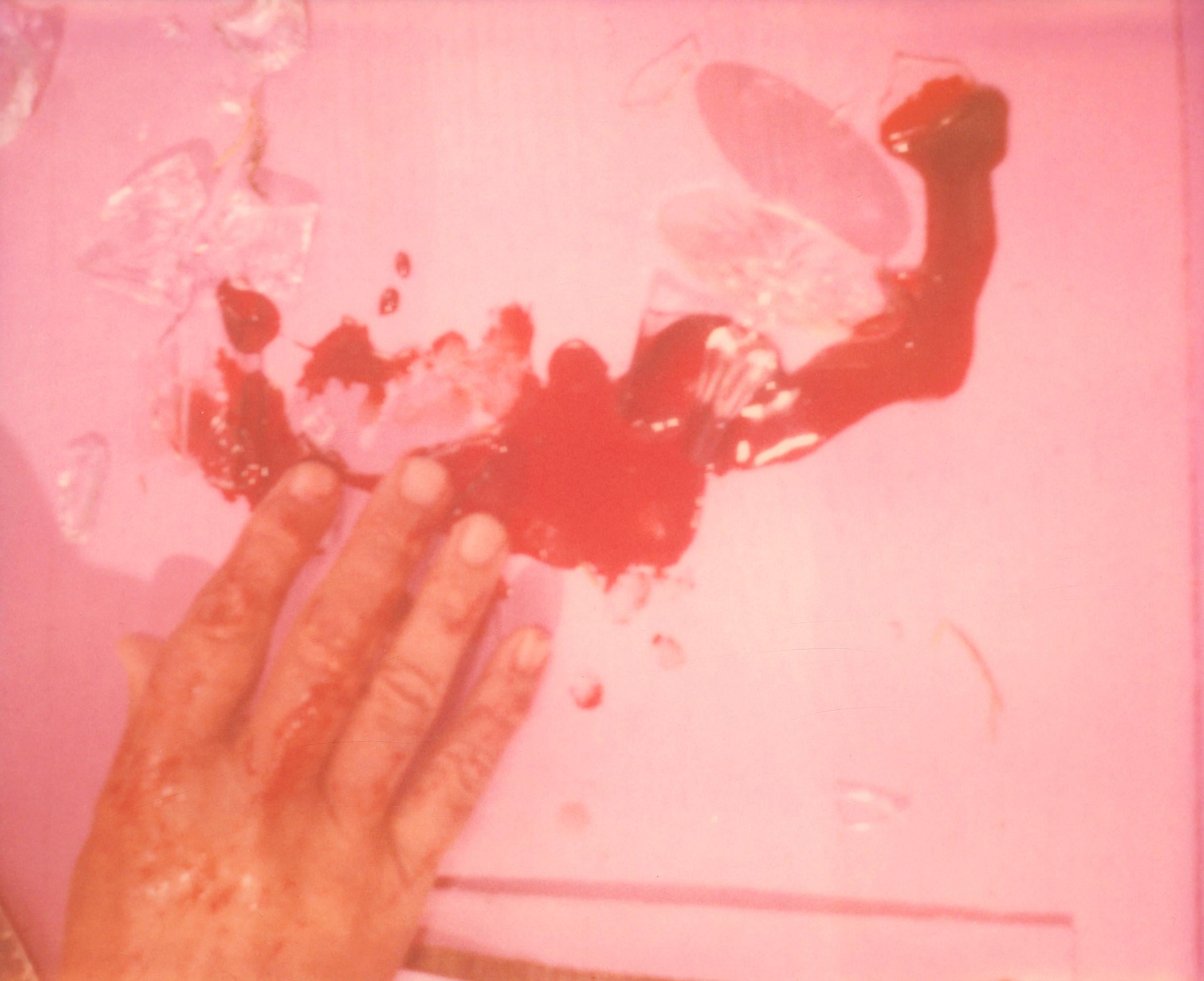 Stefanie Schneider Still-Life Photograph - Shattered (Heather's Dream) - Polaroid, Contemporary, color