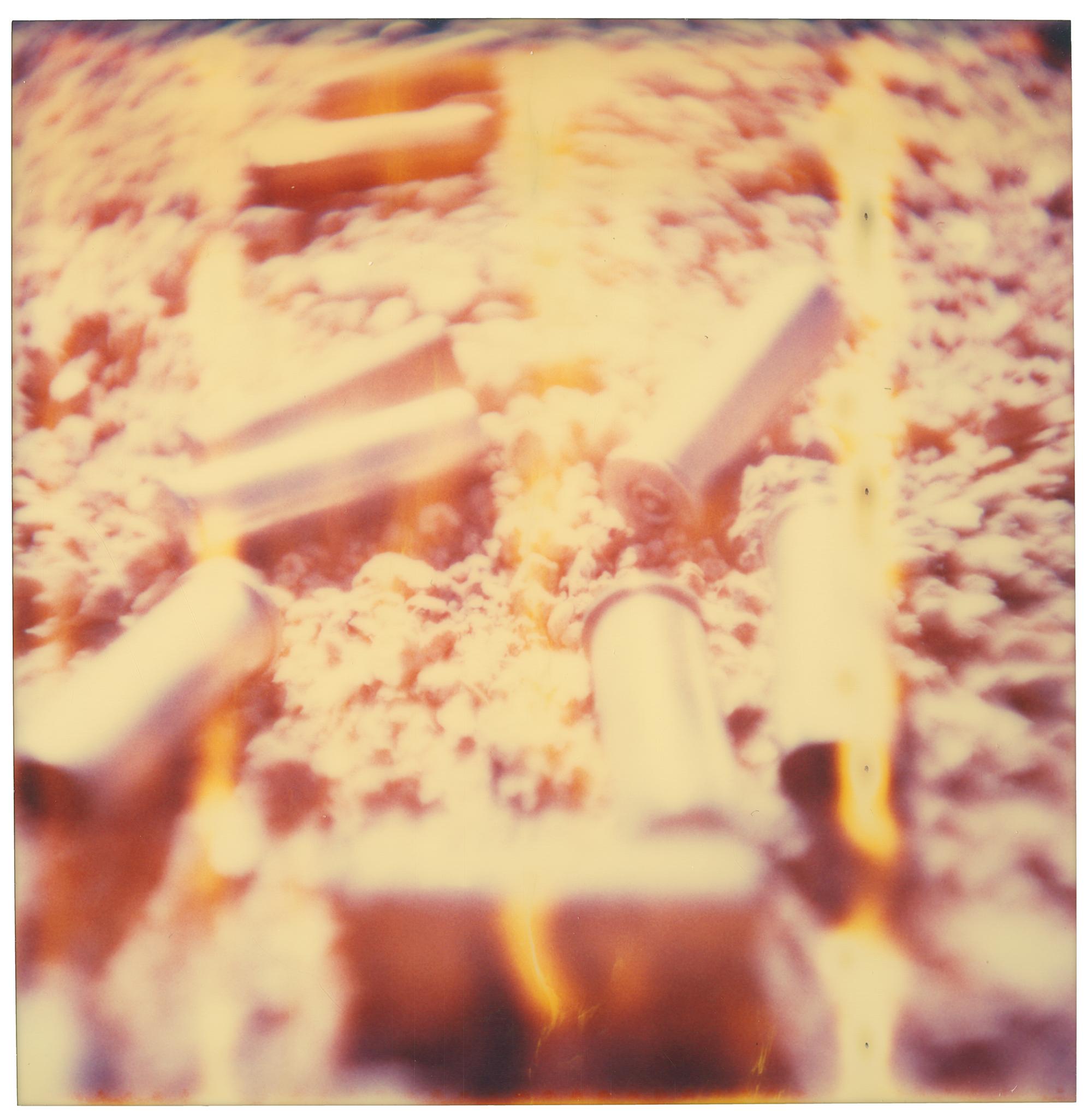 Shells (Wastelands) - Contemporary, Abstract, Landscape, Polaroid, 21st Century