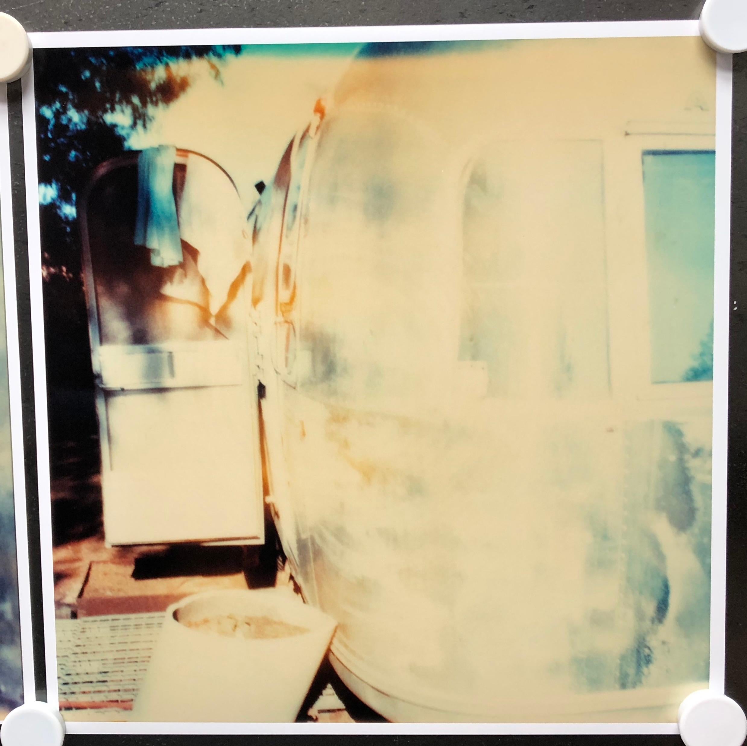 Sidewinder, analog, triptych, Contemporary, Polaroid, Photograph, Abstract, love 2