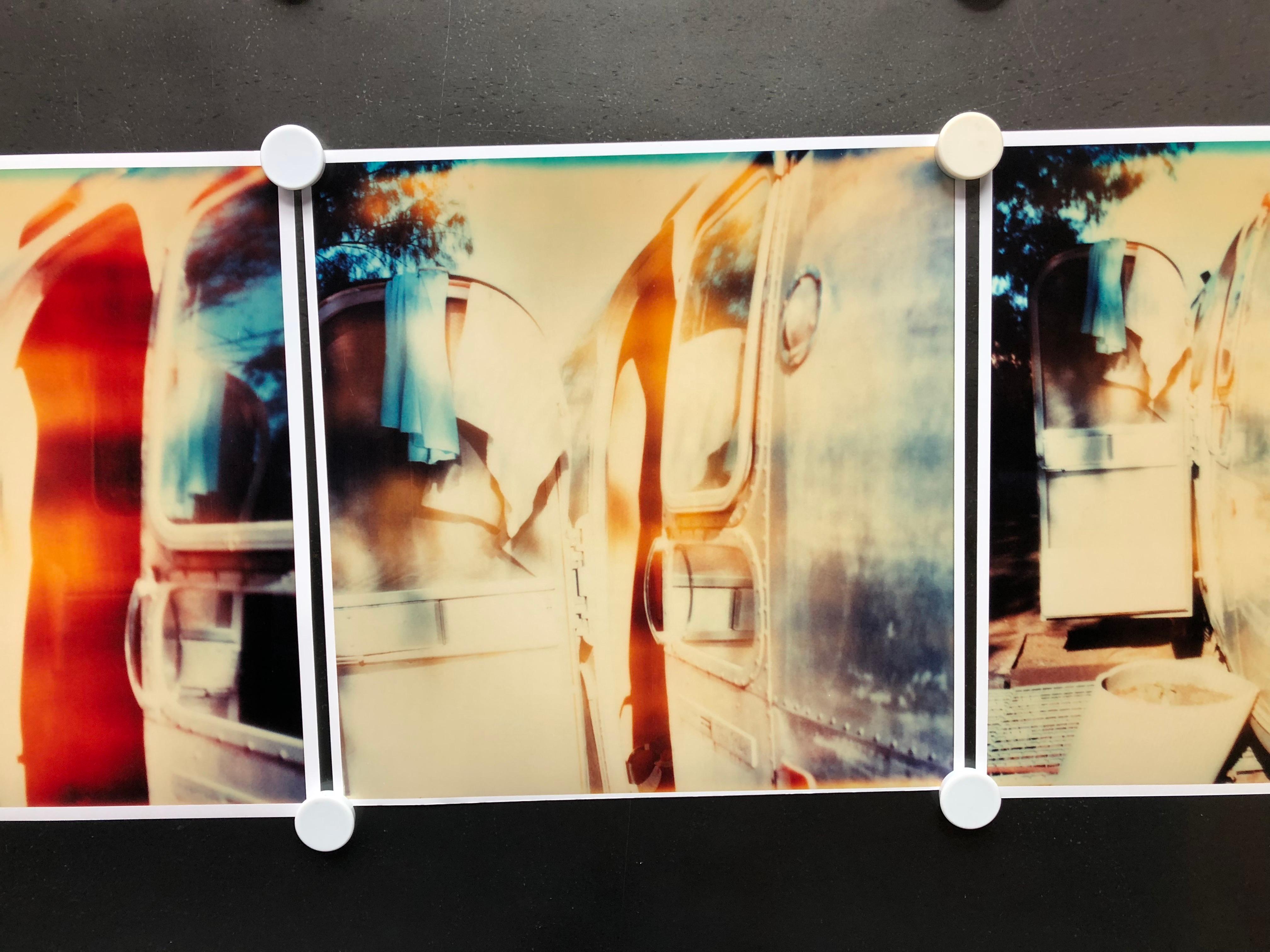 Sidewinder, analog, Triptychon, Zeitgenössisch, Polaroid, Fotografie, Abstrakt, Liebe im Angebot 4
