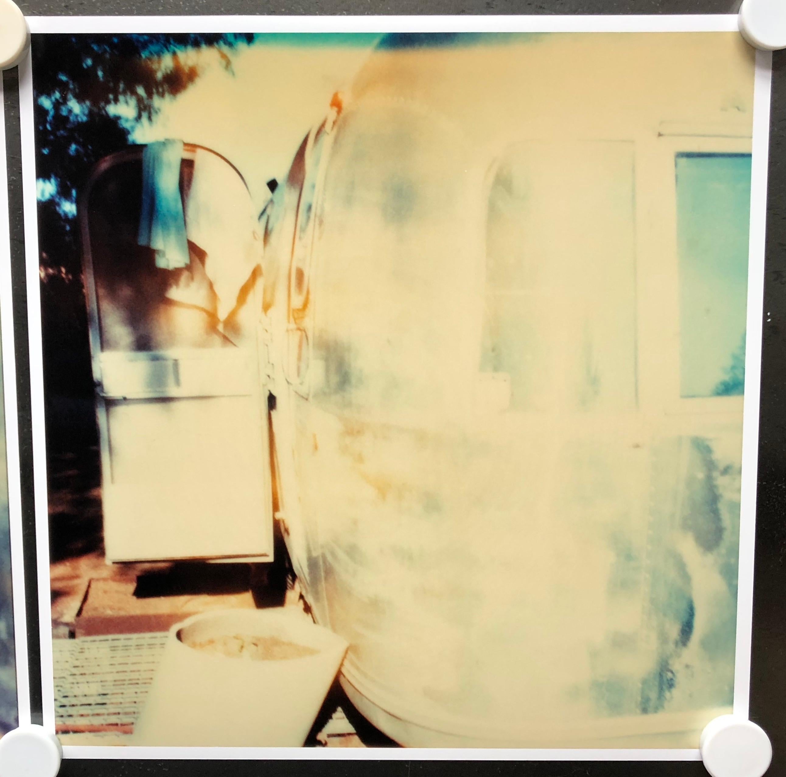 Sidewinder, analog, Triptychon, Zeitgenössisch, Polaroid, Fotografie, Abstrakt, Liebe im Angebot 6