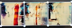 Le remontoir latéral analogique, triptyque, contemporain, Polaroid, photographie, abstrait, amour