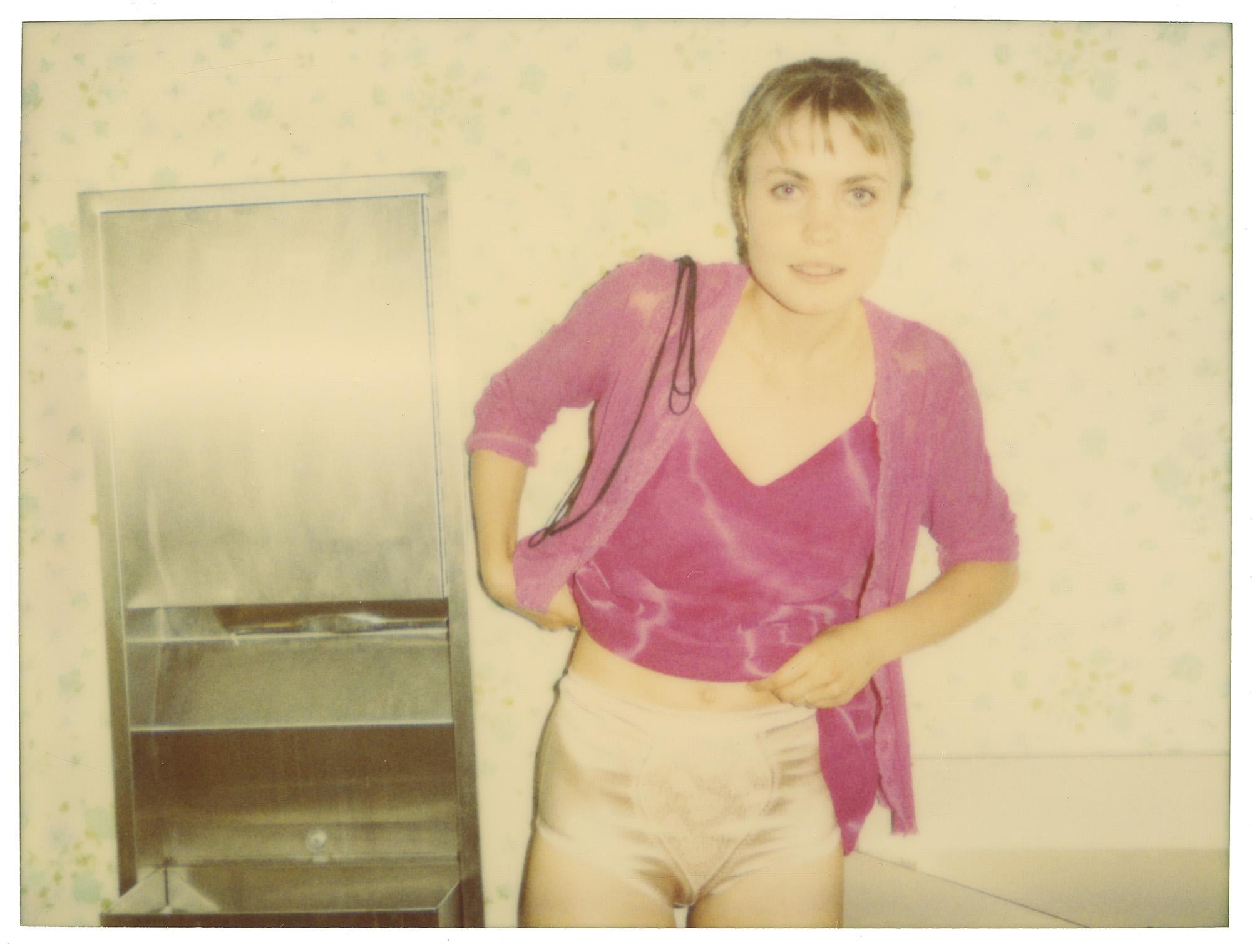 Stefanie Schneider Portrait Photograph - Silver Panties - Suburbia - Contemporary, Polaroid, Analog, Color, Photography