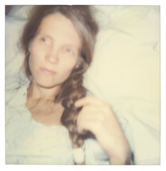 Sleep (Burned) diptych - Polaroid, Contemporary, 21st Century, Portrait