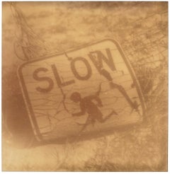 Slow (Das 30. Geburtstag von Oxana) – Zeitgenössisch, Landschaft, Polaroid, abgelaufen