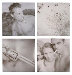 Snap–15 Minutes of Fame (Wastelands) - analog, mounted, Polaroid, Contemporary