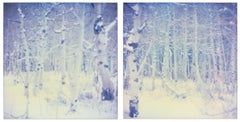 Snow Silence - Zeitgenössische, Polaroid, figurative Fotografie, verfallen