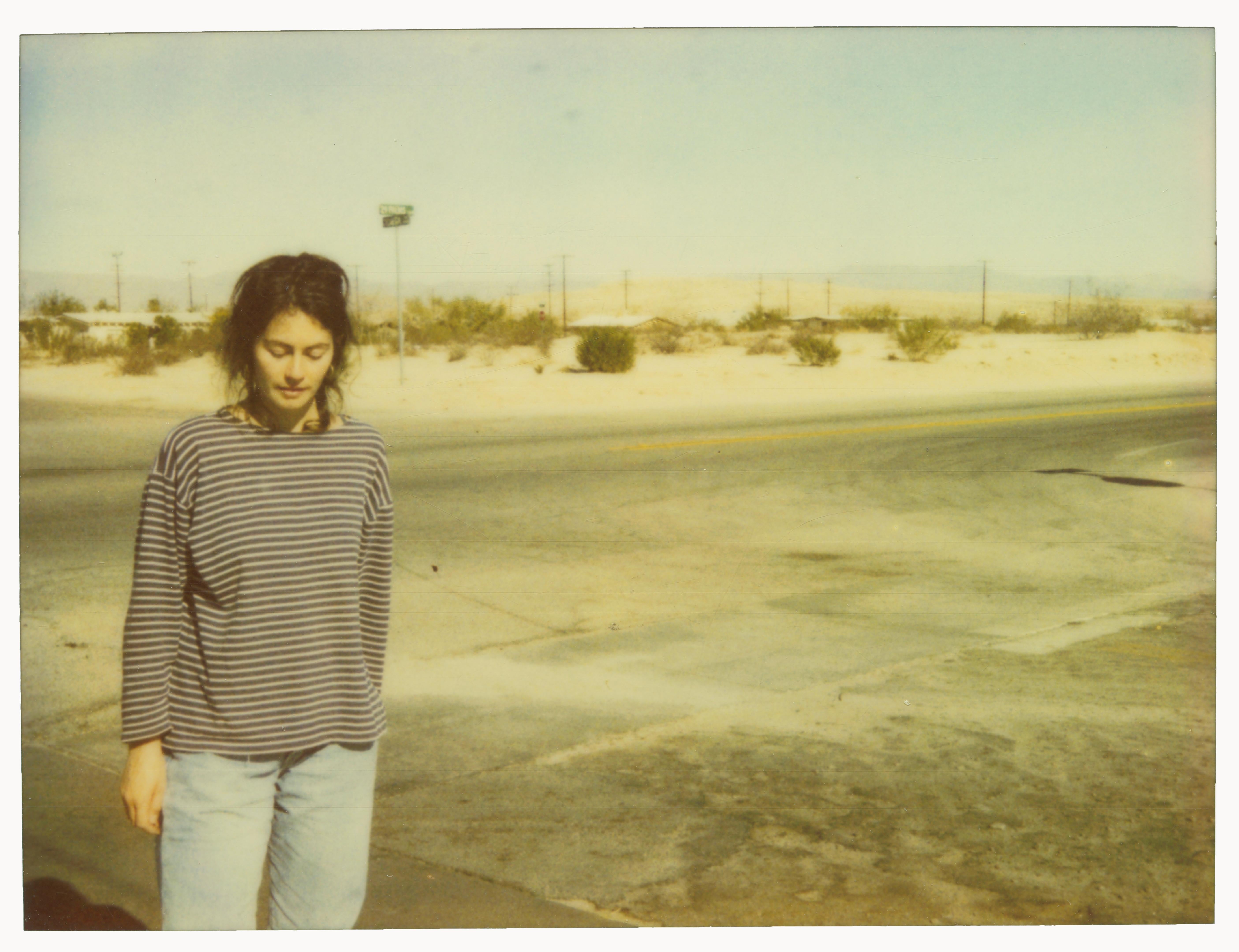 Stefanie Schneider Landscape Photograph - Stefanie in 29 Palms, CA (Stranger than Paradise)