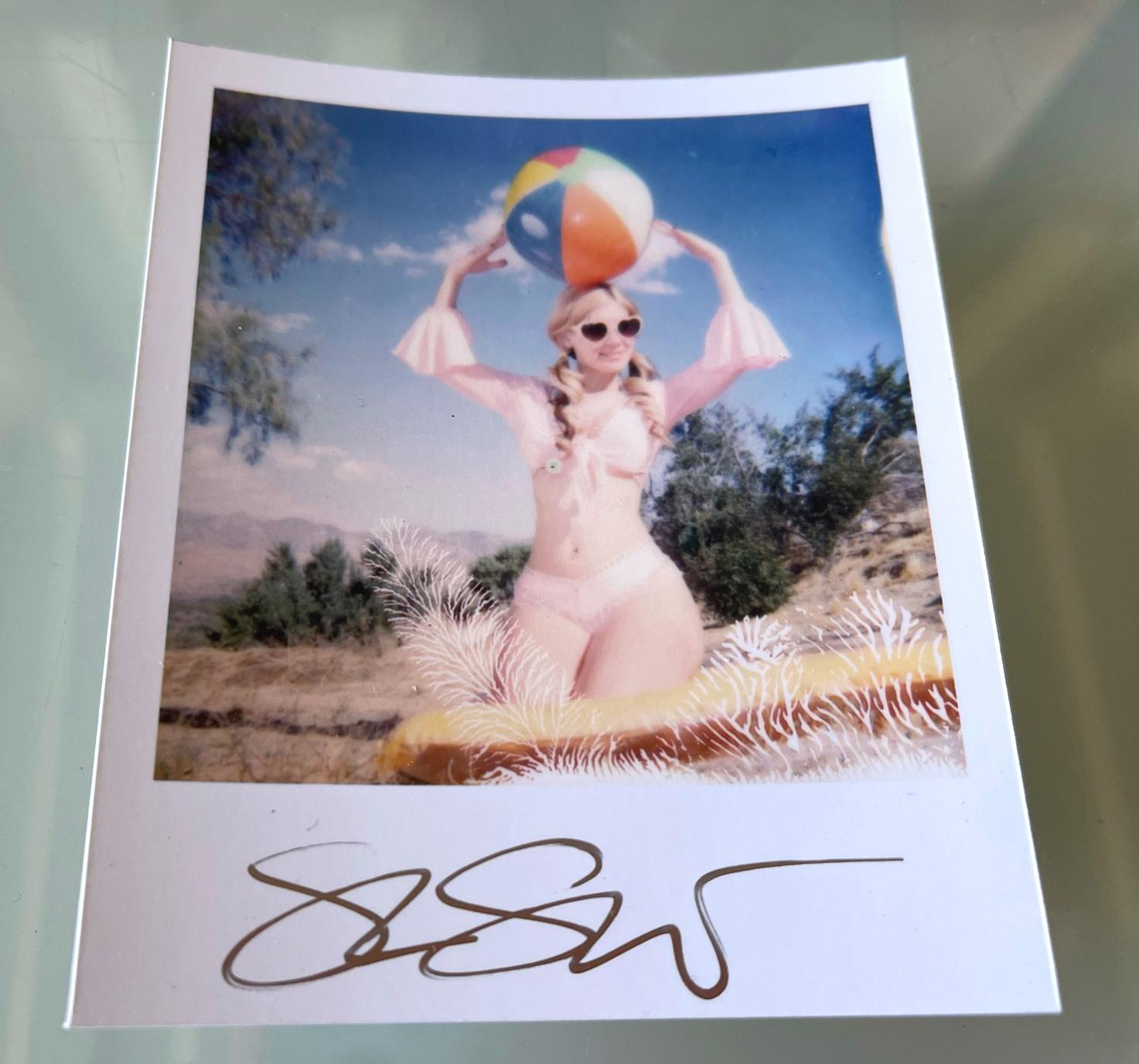 Stefanie Schneider 2 Polaroid-Minis - 'Heavenly Falls' - signiert, lose 4