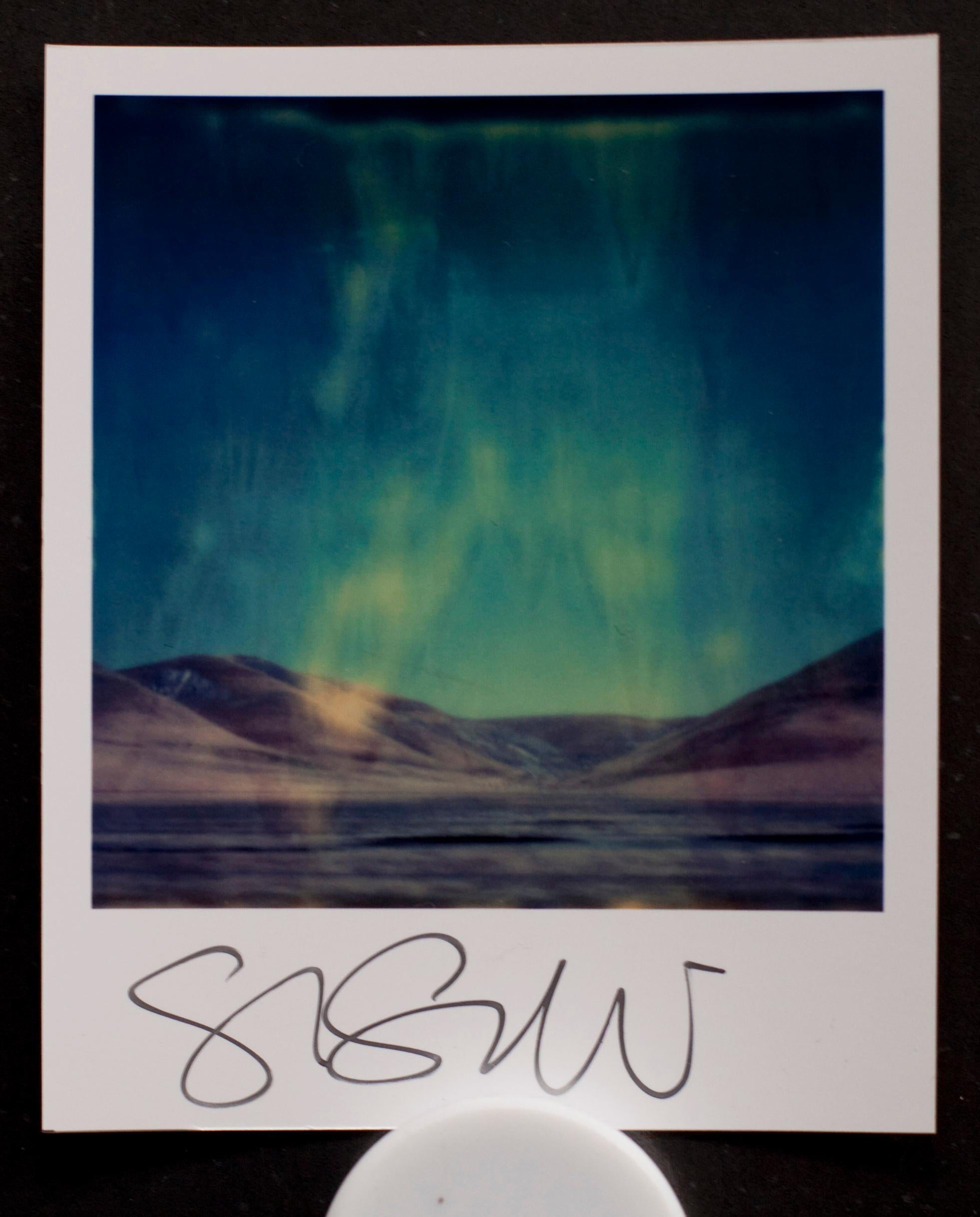 3 Stefanie Schneider's Minis
from 'Stranger than Paradise': 'Blue Mountains', 'Palm Trees at Wilcox', 'Blue Bridge',
signed in front, not mounted
Lambda digital Color Photographs based on Stefanie Schneider expired Polaroid photographs

Polaroid