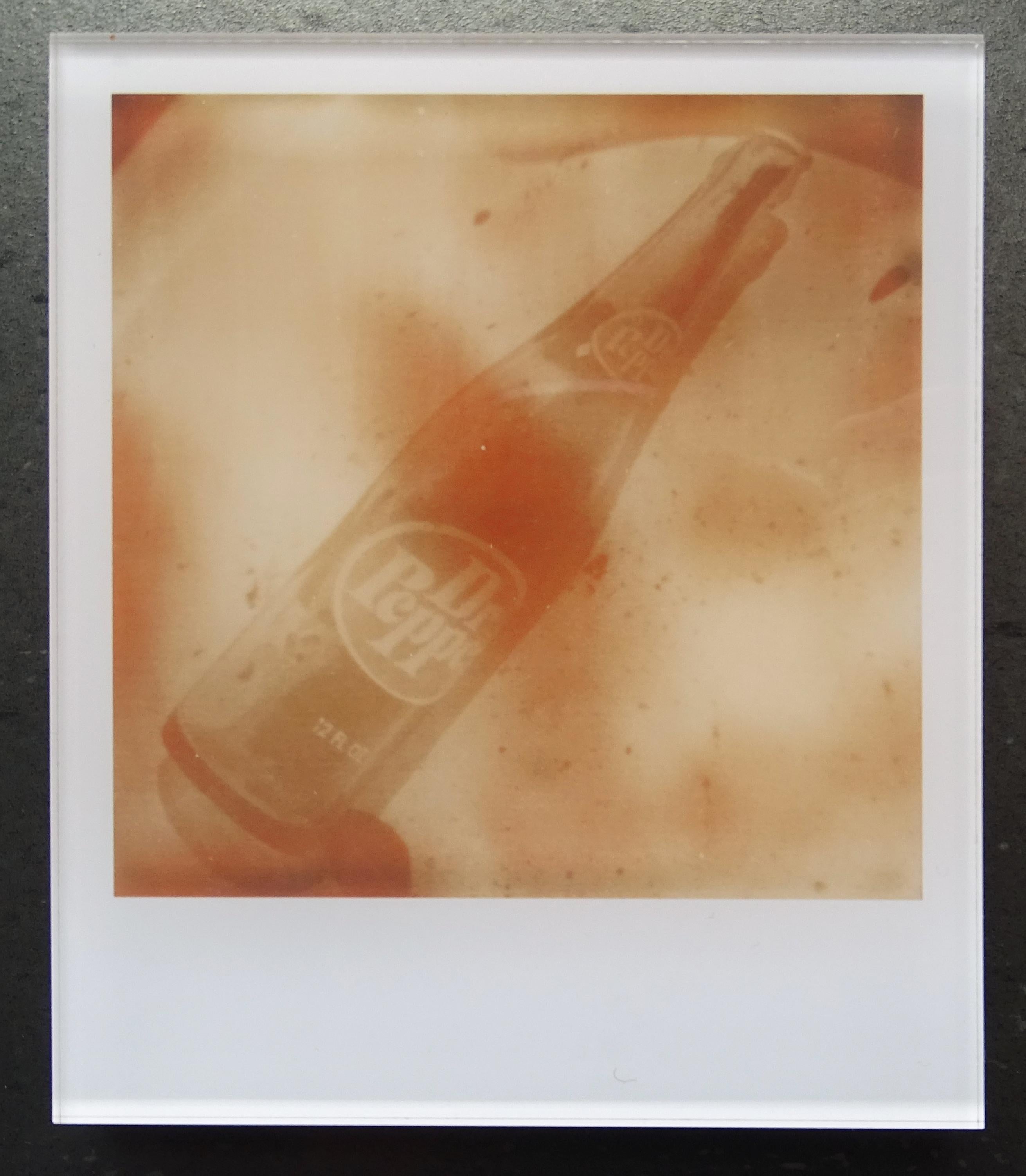 Stefanie Schneider's Minis
Dr. Pepper (Oxana's 30th Birthday) - 2008

Signed and signature brand on verso.
Lambda digital Color Photographs based on the Polaroid.
Sandwiched in between Plexiglass (thickness 0.7cm)

Polaroid sized open Editions