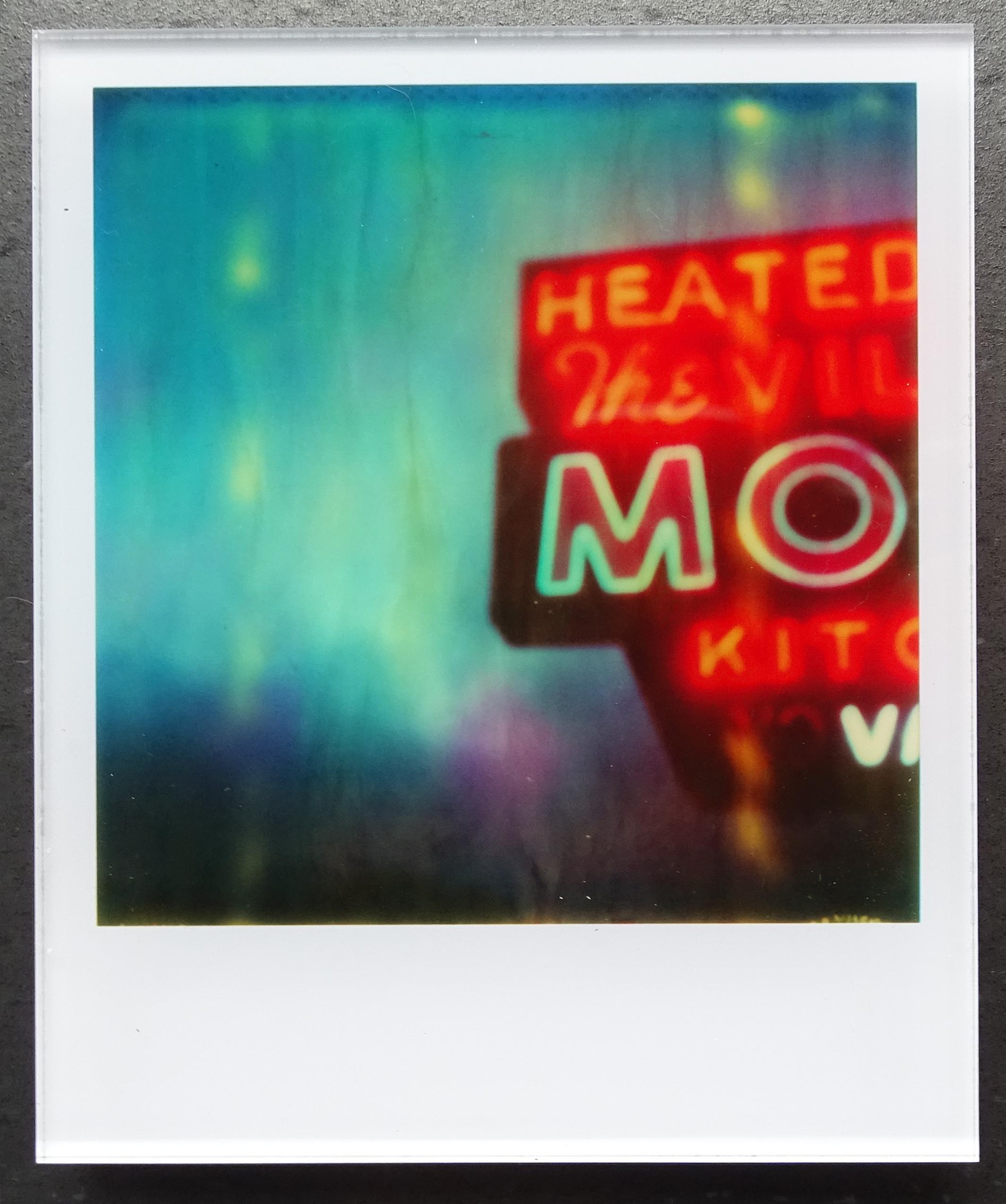 Stefanie Schneider's Minis
Village Motel Blue (The last Picture Show), 2009

Signed and signature brand on verso.
Lambda digital Color Photographs based on a Polaroid.
Sandwiched in between Plexiglass (thickness 0.7cm)

Polaroid sized open Editions
