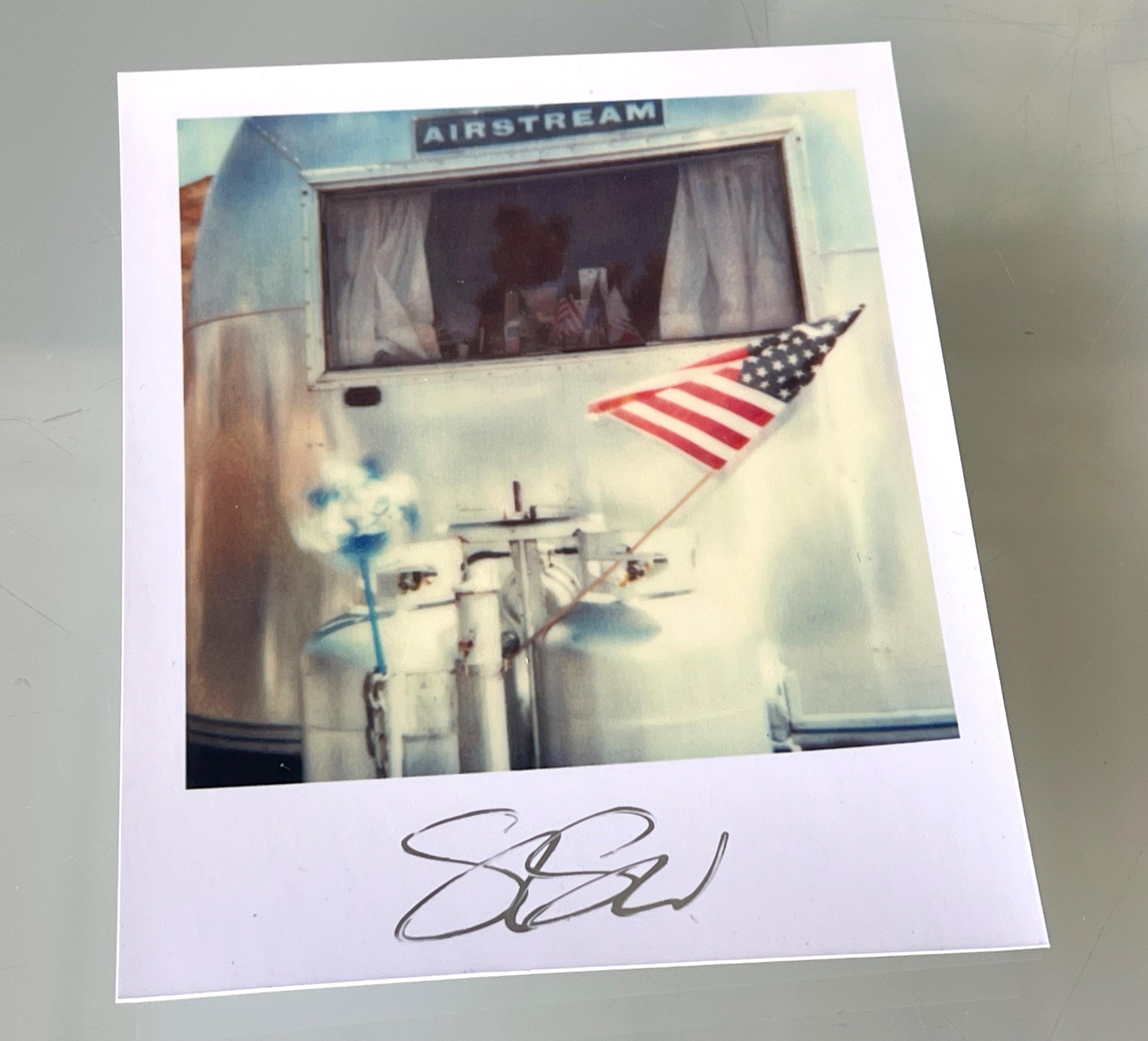 Stefanie Schneider Polaroid sized Minis - Airstream (29 Palms) - signed, loose For Sale 6