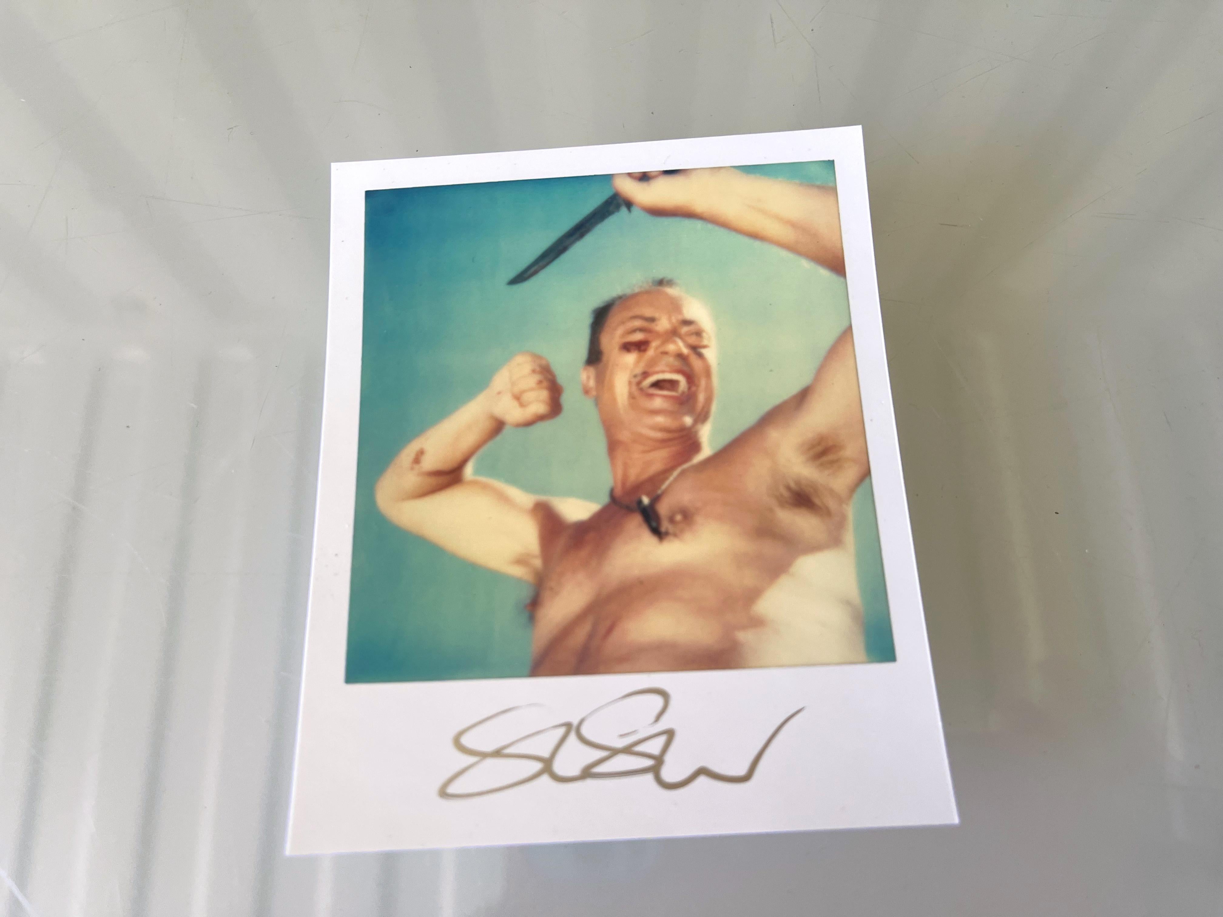 Stefanie Schneider's Mini
'Sitting Bull' from the movie Immaculate Springs - 1996
featuring Udo Kier

signed in front, not mounted. 
Digital Color Photographs based on the Polaroid. 

Polaroid sized open Editions 1998-2023
10.7 x 8.8cm (Image