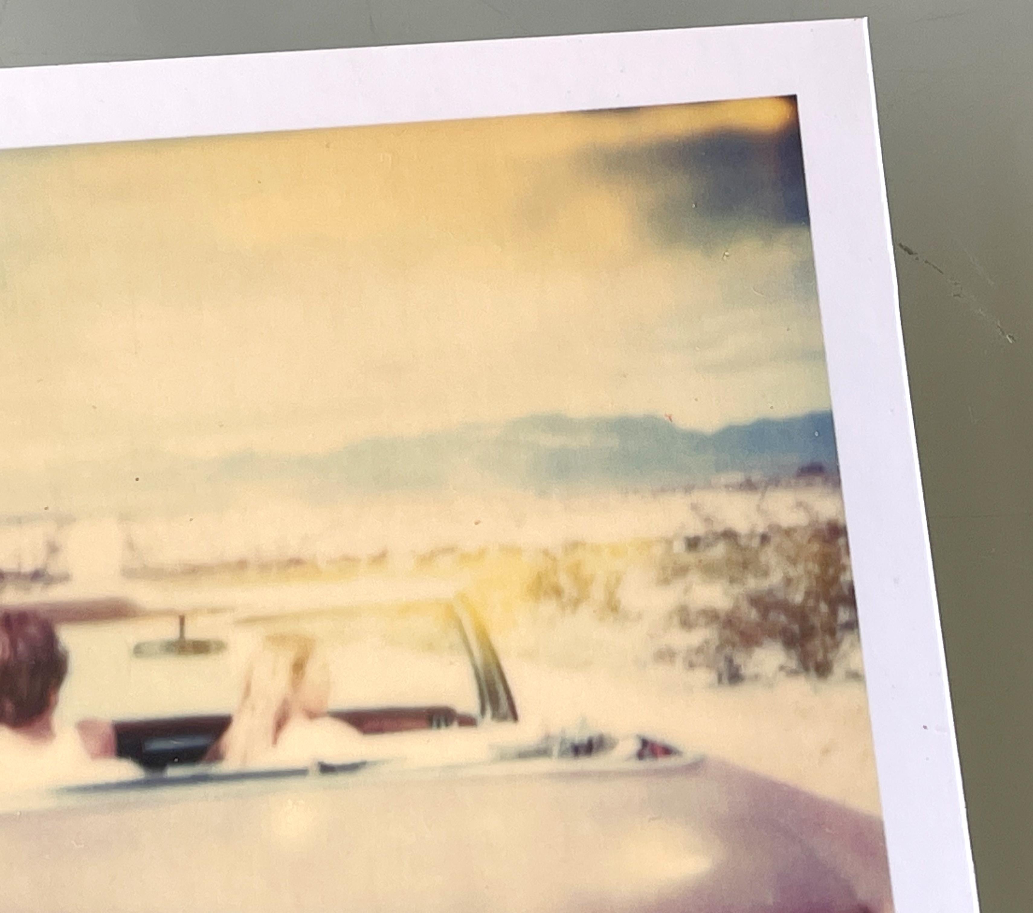 Stefanie Schneider Polaroid-Polaroid-Weberei Unbegrenztes Mini „Leaving“ (Sidewinder) - signiert im Angebot 3