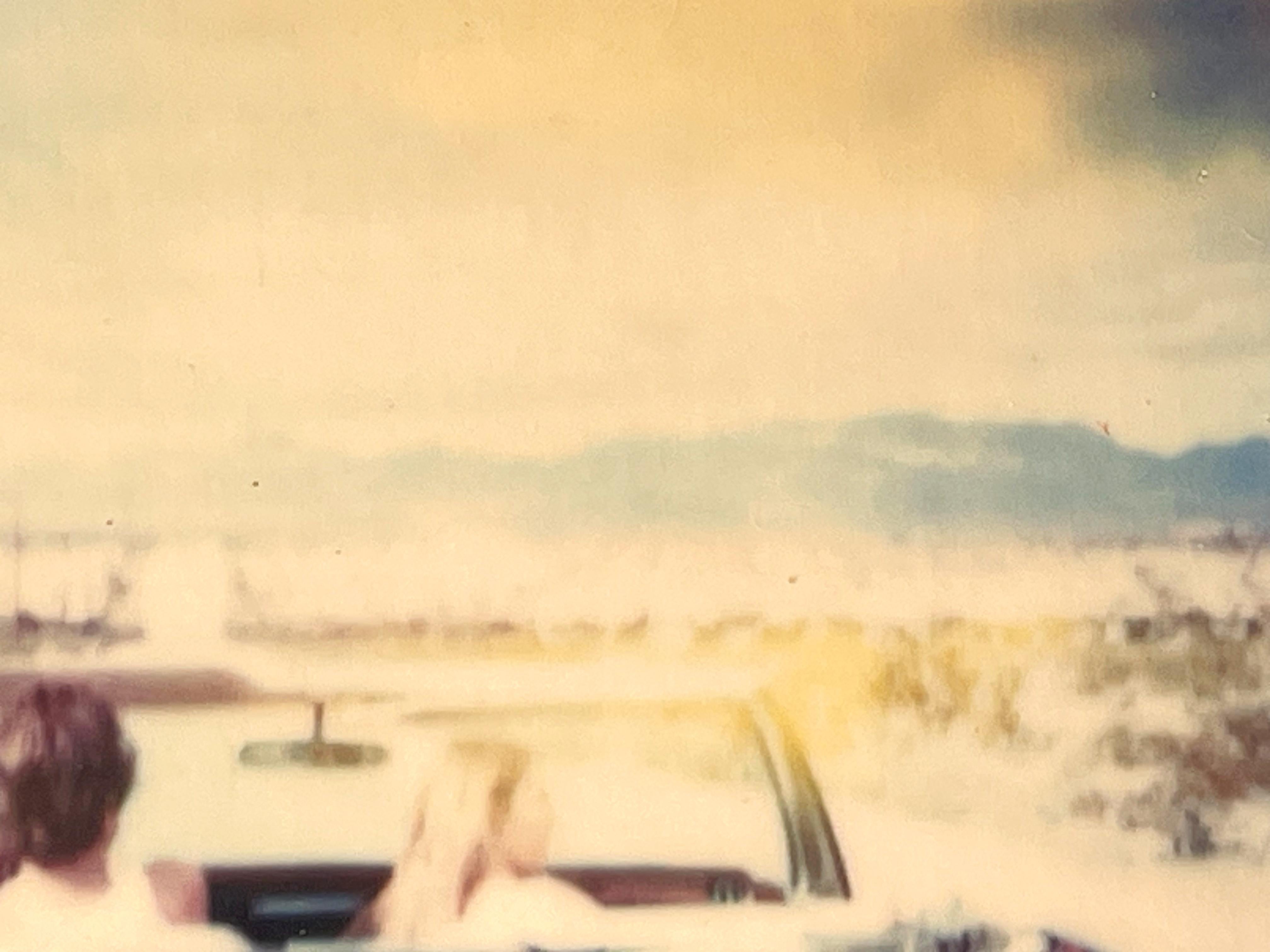 Stefanie Schneider Polaroid-Polaroid-Weberei Unbegrenztes Mini „Leaving“ (Sidewinder) - signiert im Angebot 4