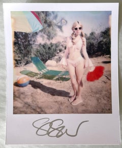 Stefanie Schneider Polaroid sized unlimited Mini 'Playgirl' - signed
