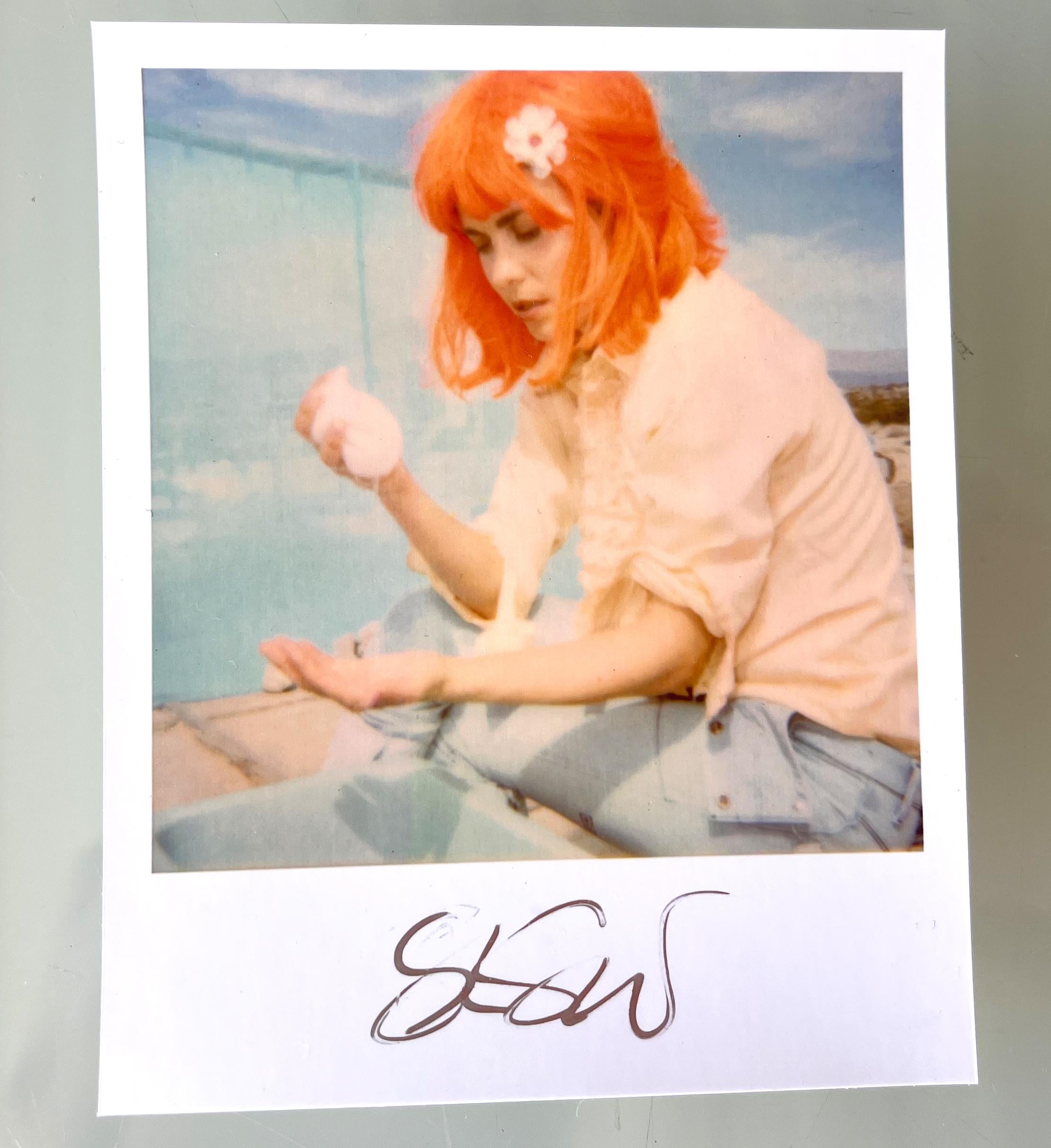 Stefanie Schneider Unbegrenztes Polaroid-Mini „Trickle“ (29 Palmen) – signiert