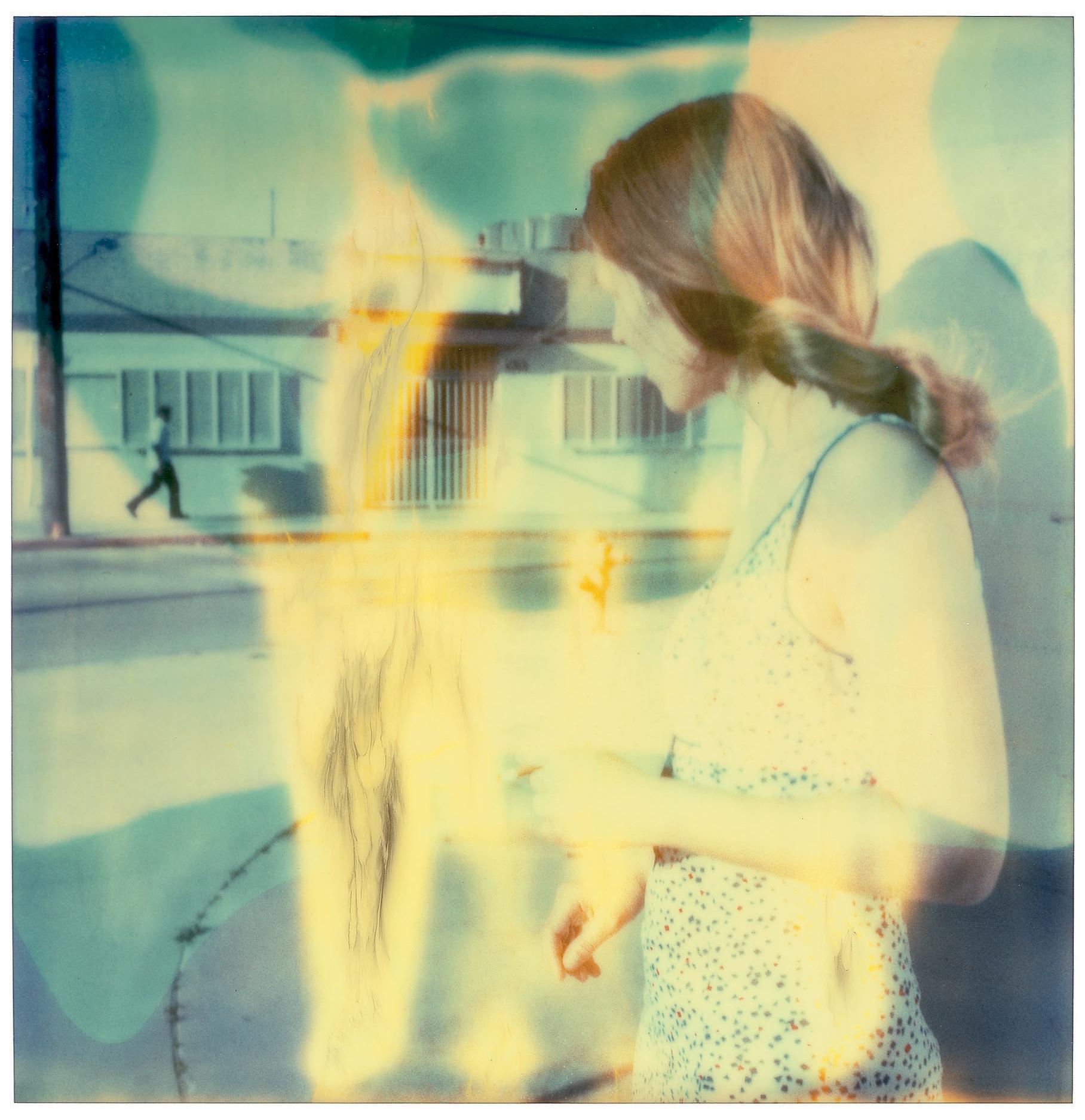 Streetcorner (Stranger than Paradise) -  Contemporary, Woman, Polaroid, Dream - Photograph by Stefanie Schneider