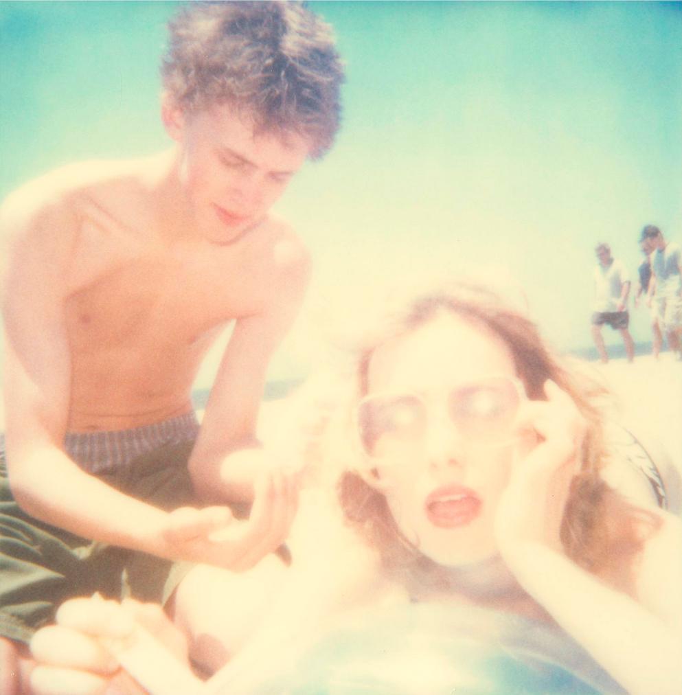 Stefanie Schneider Color Photograph - Sunscreen I (Beachshoot) - Polaroid