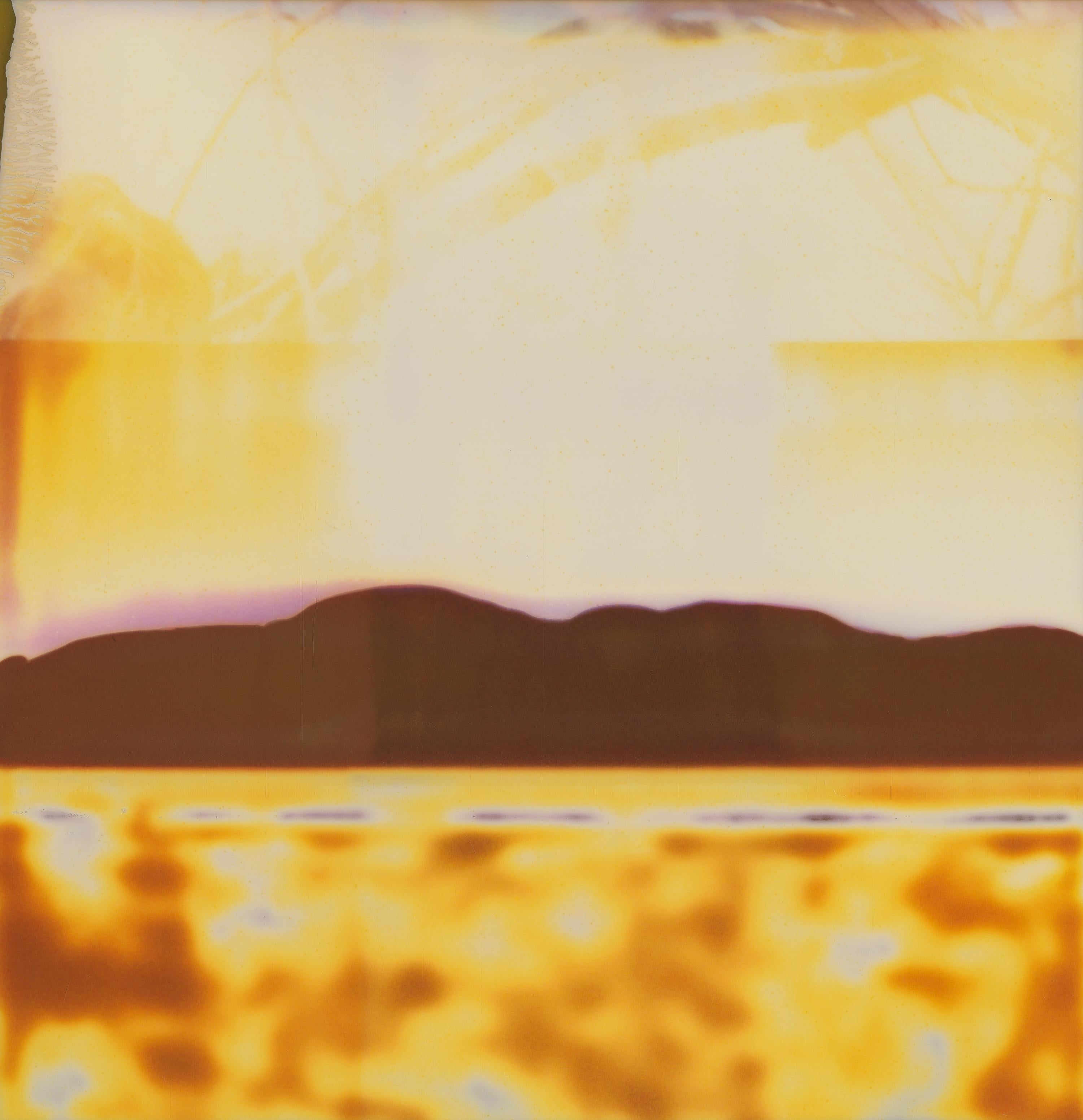 Stefanie Schneider Abstract Photograph - Sunset (Deconstructivism) - Contemporary, Expired Polaroid